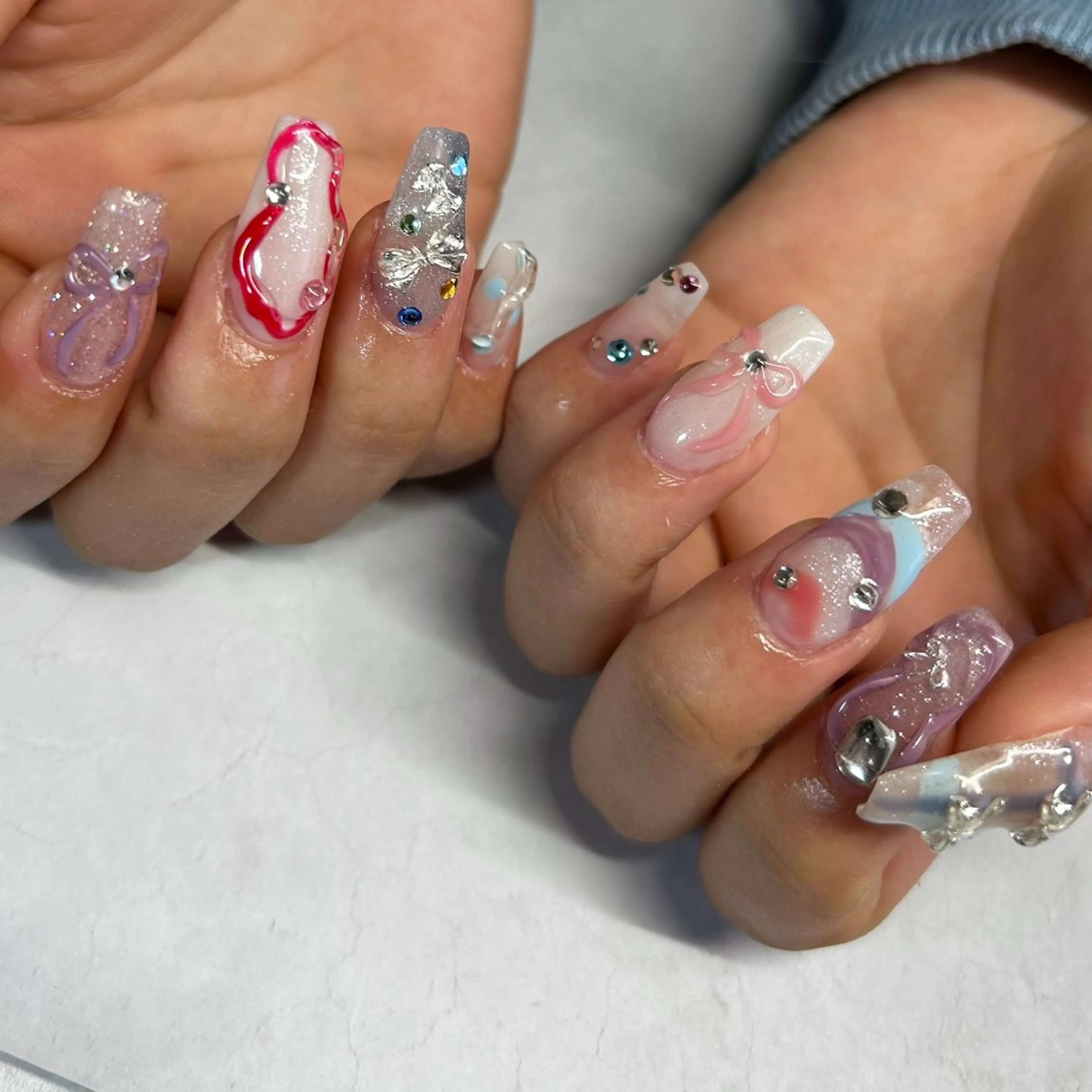 ネイル ハンドネイル JERRIE 韓国ネイル/自爪育成所属・✴︎JERRIE✴︎ 浮かない◎折れない◎のネイルデザイン