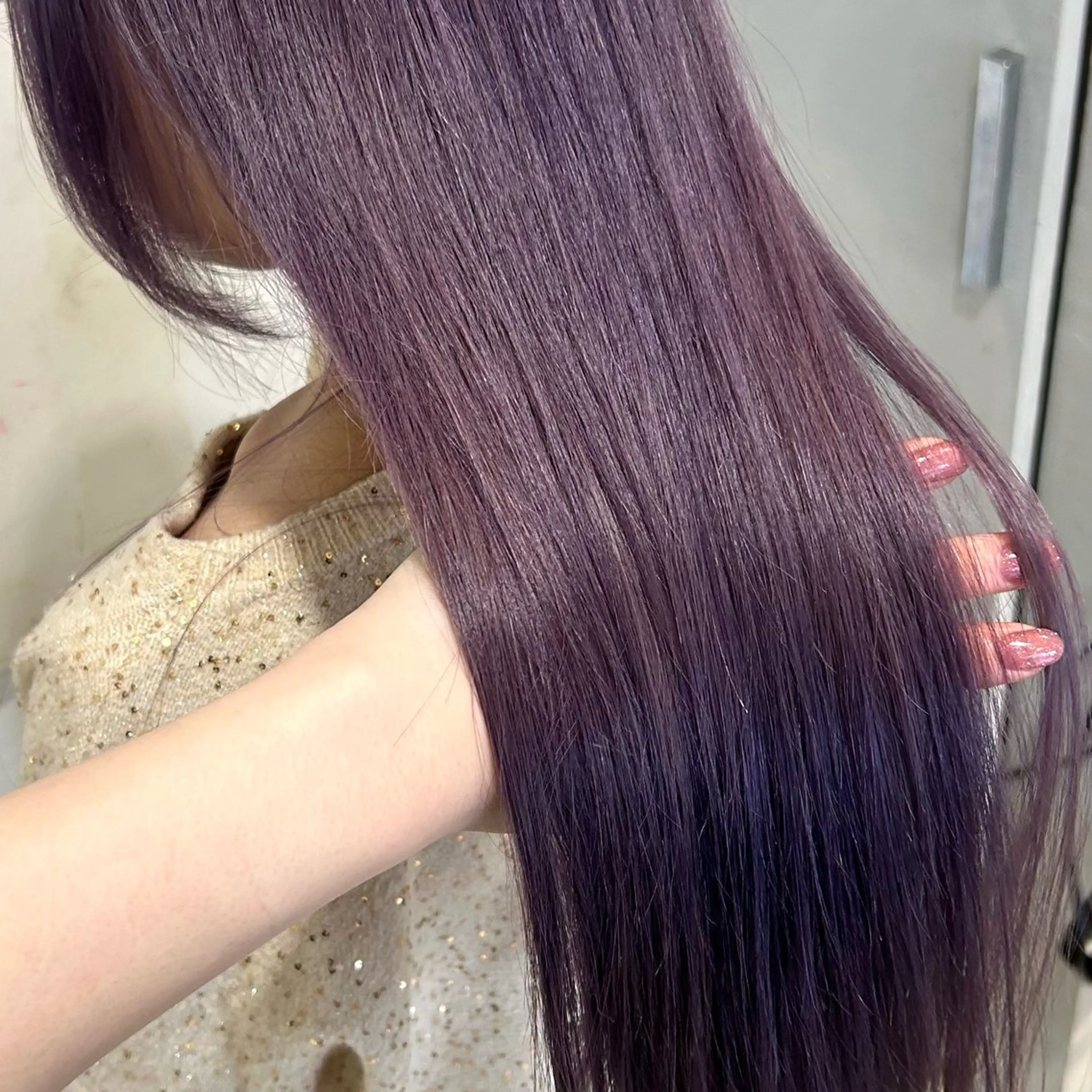 カラー ヘアカラー ︎︎🌟韓国艶カラー ︎🌟璃奈 (ﾘﾅ)のヘアスタイル