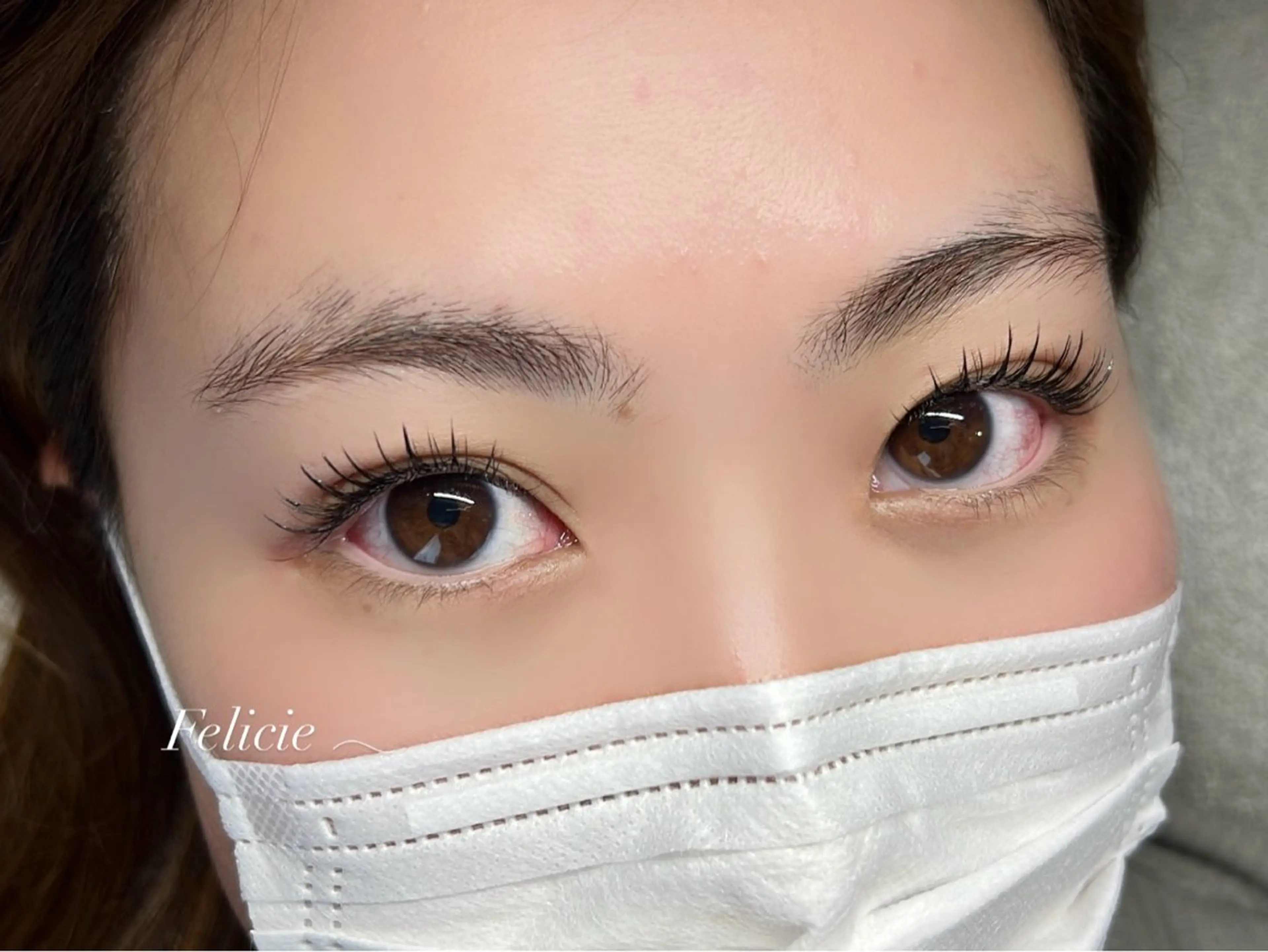 マツエク・マツパ ナチュラル マツエク Felicie＊ Sayakaのマツエク・マツパデザイン