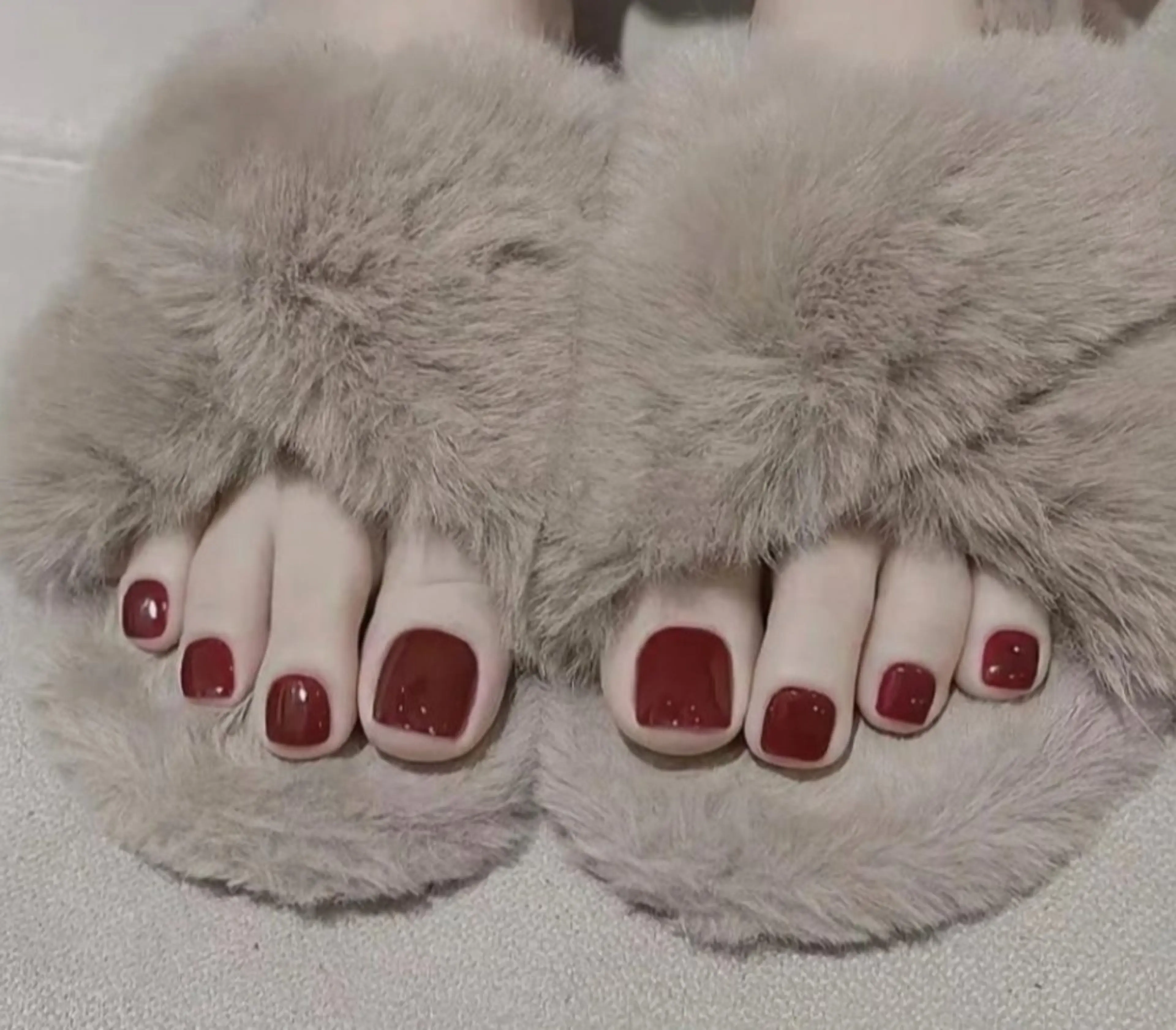 【フット】【新規オフ無料】ワンカラーorラメグラ✨¥4,980の写真