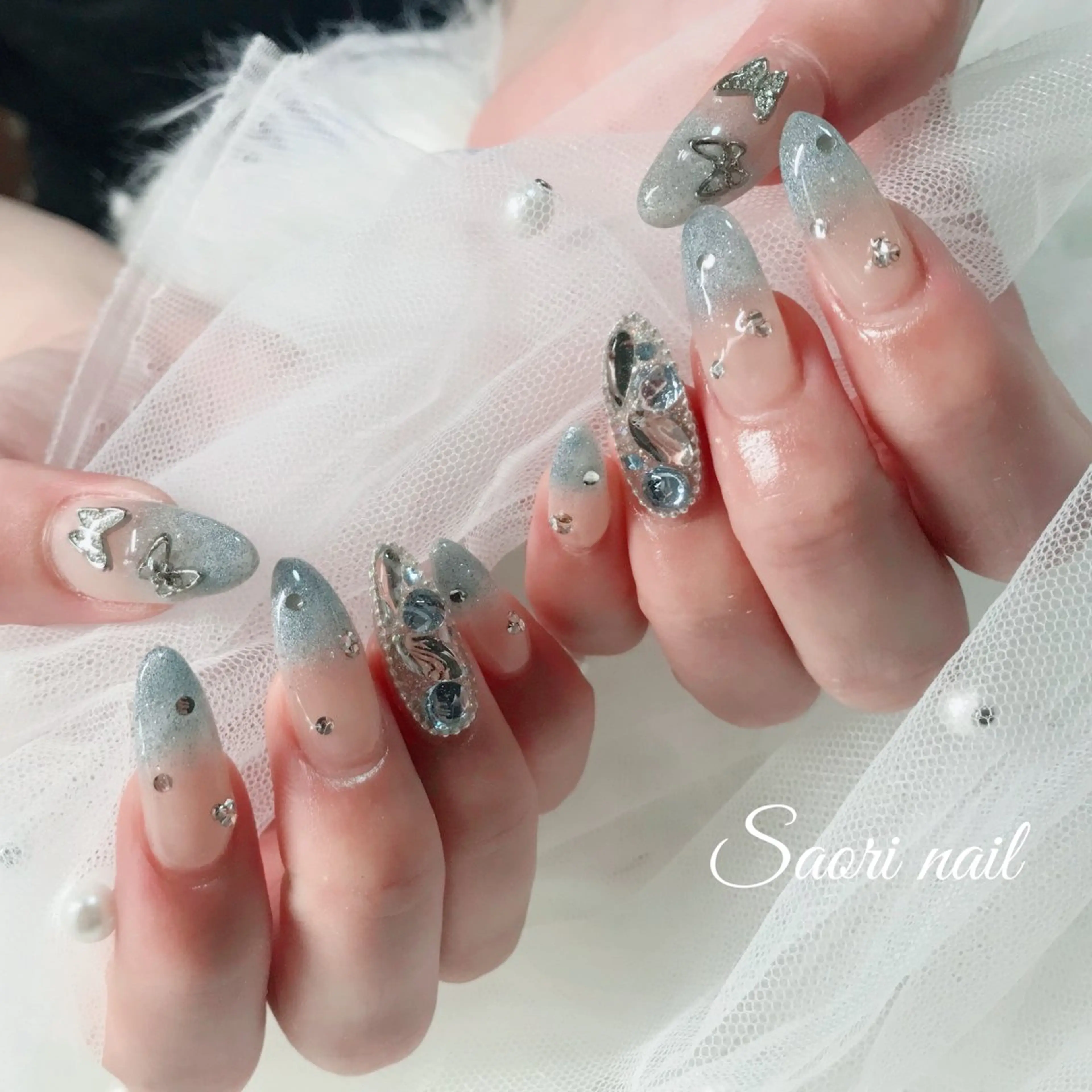 ネイル ハンドネイル 長さだし特化サロン SAORINAILのネイルデザイン
