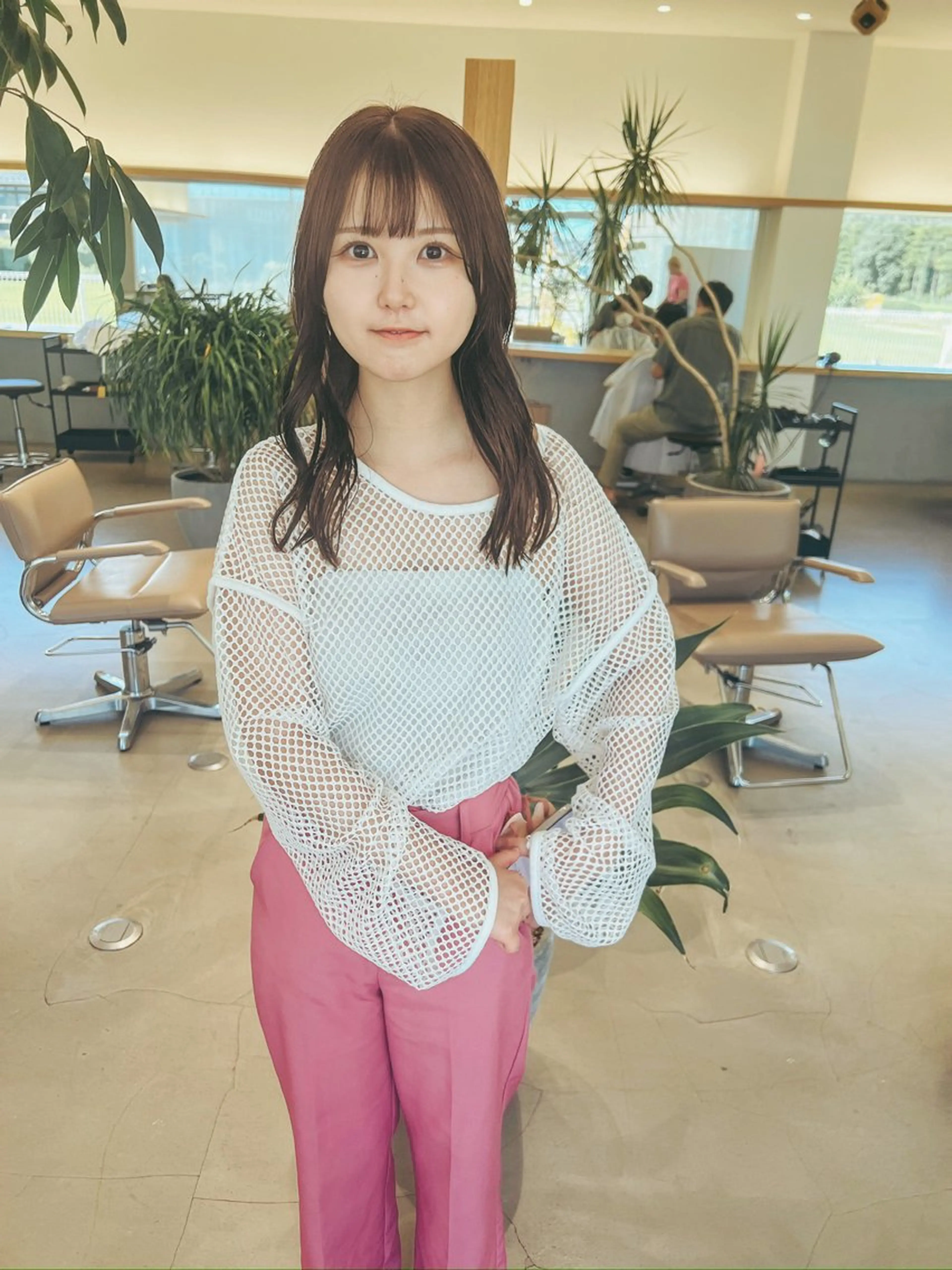 ミディアム カラー つくばUtooe's 副店長　寺沢颯のヘアスタイル