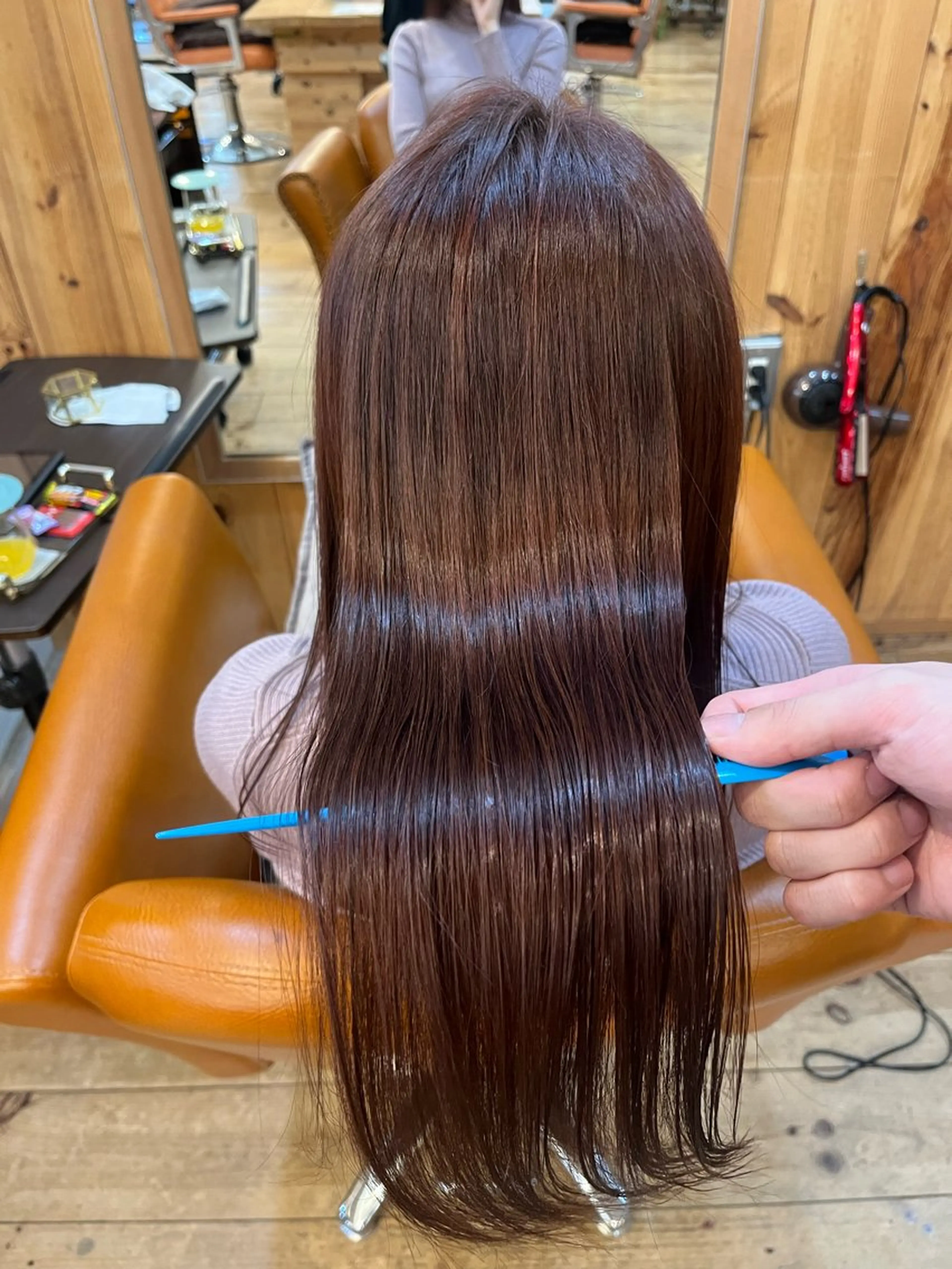 ロング ⚪️髪質改善 縮毛 店長 コウ⚪️のヘアスタイル