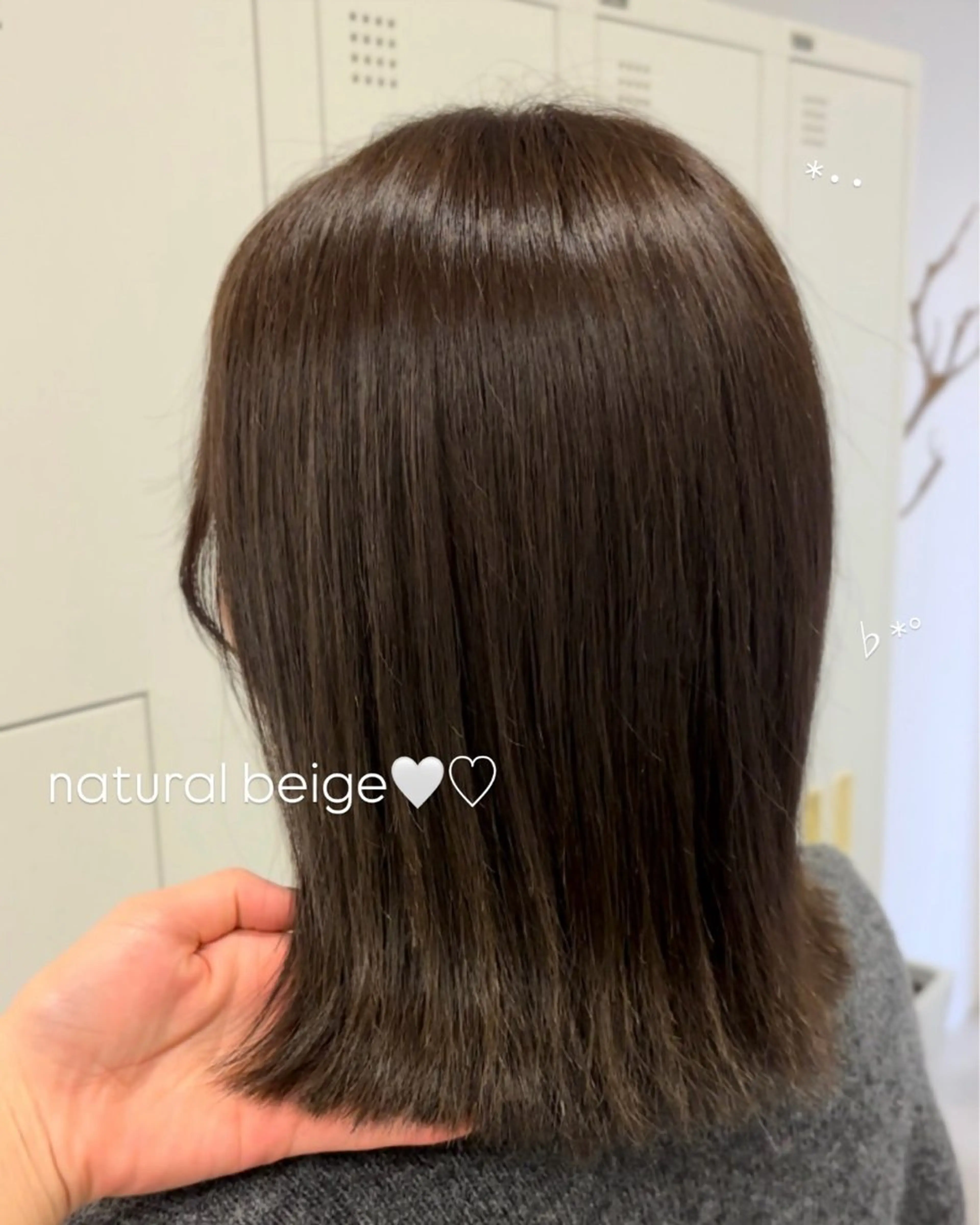 ミディアム カット ヘアカラー CHAINON×FeM#所属・名駅/sHiHo/透 明感カラー✨🎀/のヘアスタイル