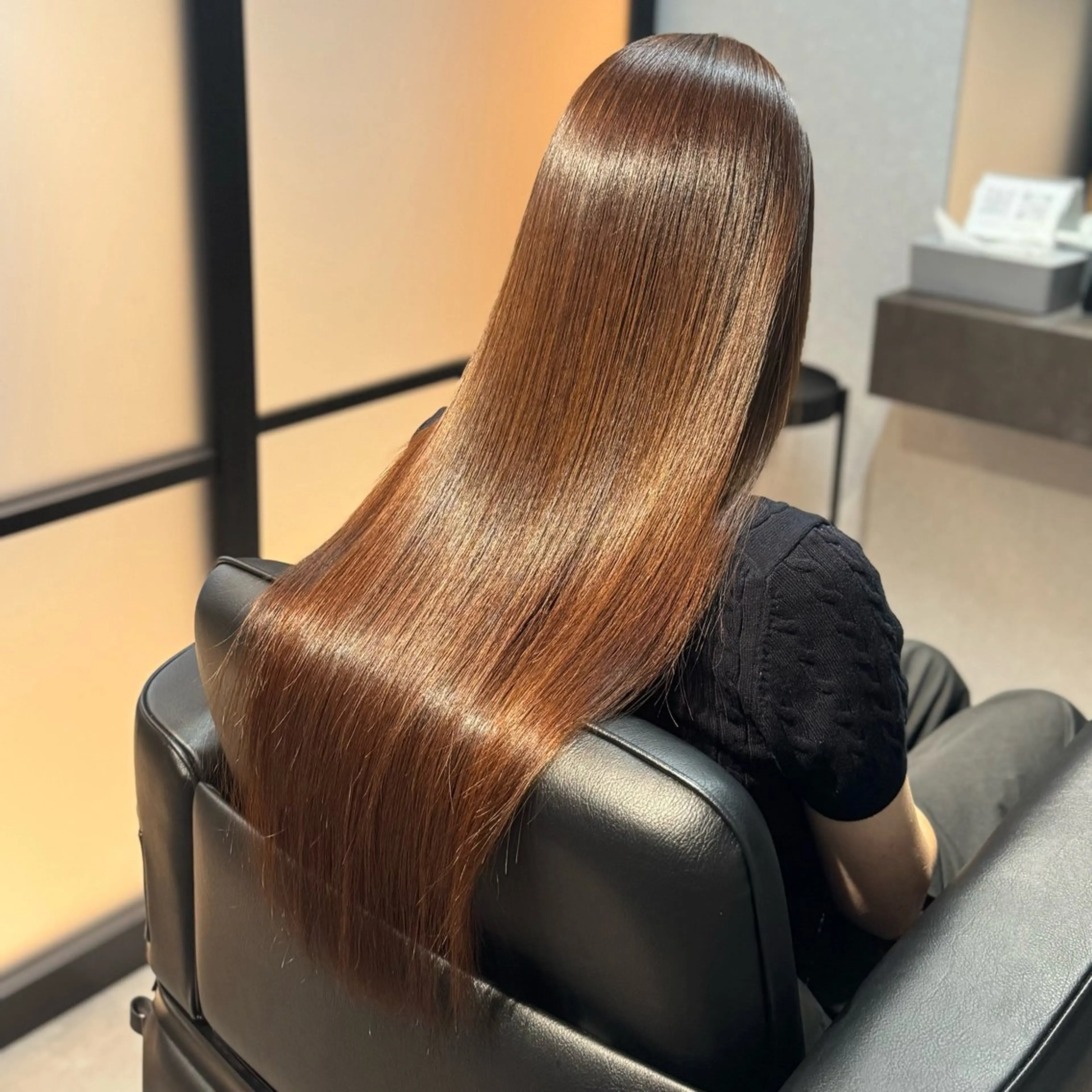 ロング パーマ 髪質改善 韓国風ヘア 縮毛矯正 トリートメント カット トリートメント ブリーチなし I 髪質改善Ⅰたつやのヘアスタイル