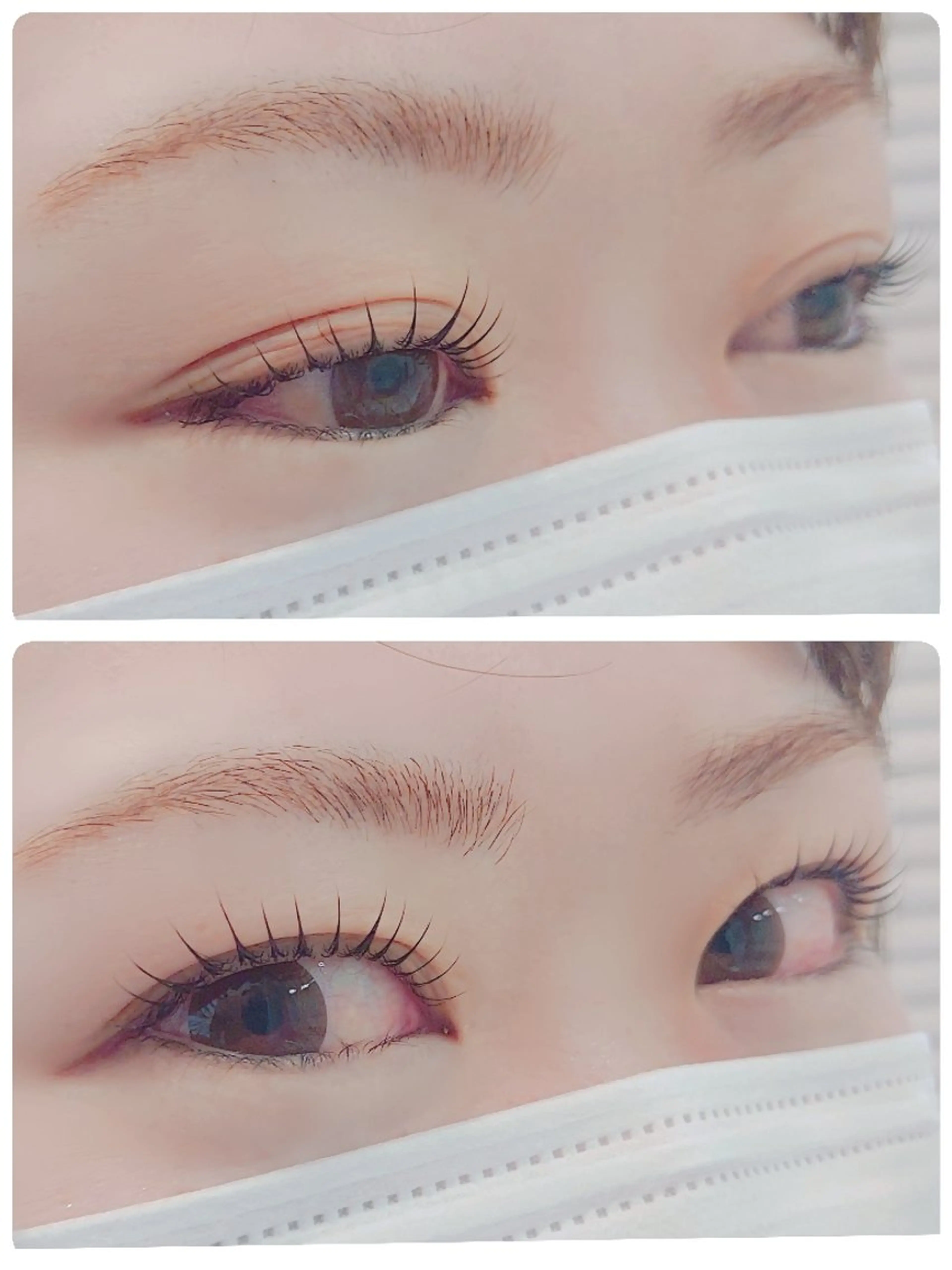 まつ毛エクステ  フラットラッシュ120本の写真