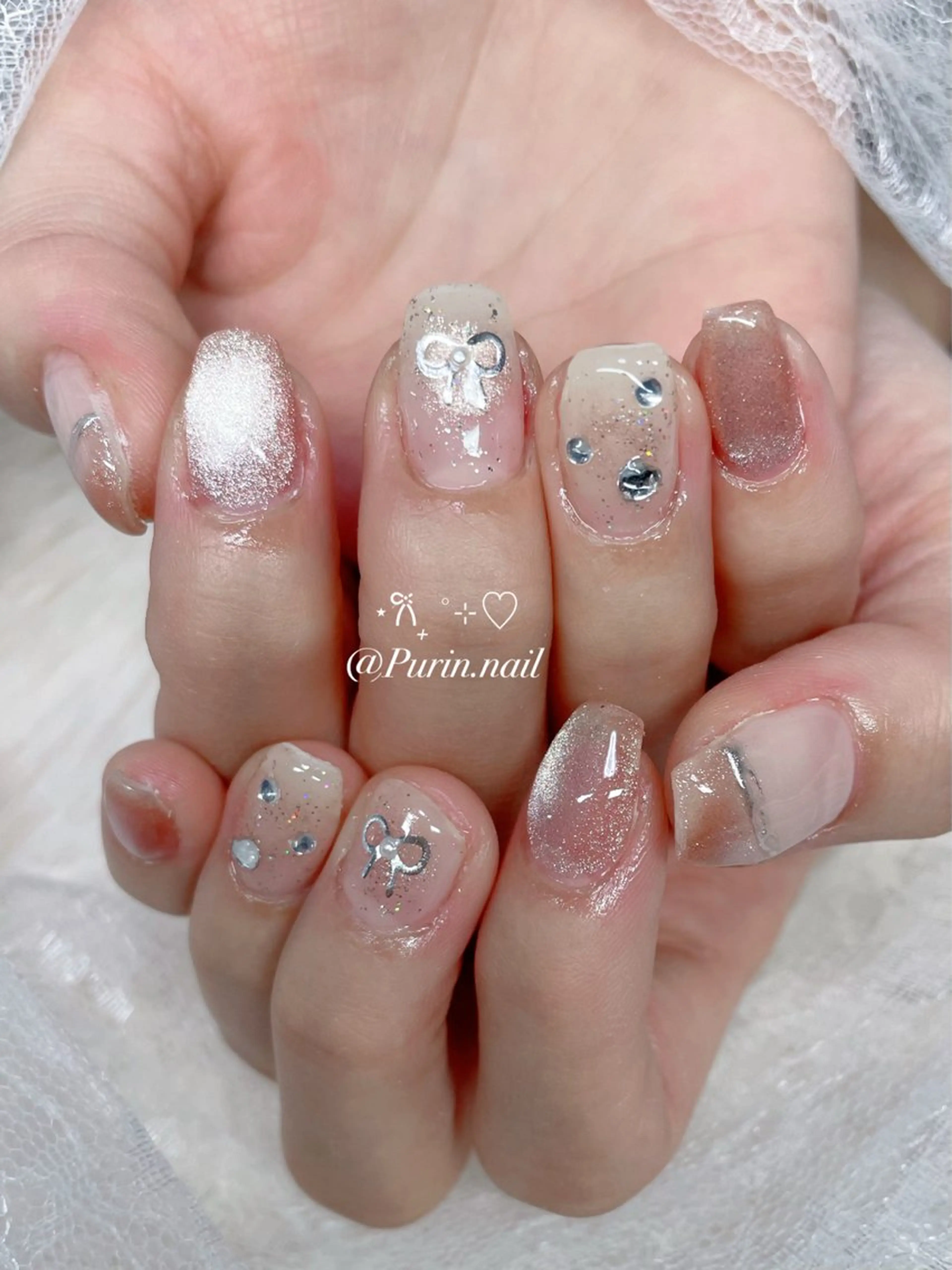 ネイル ハンドネイル Nails by Purin🍮のネイルデザイン