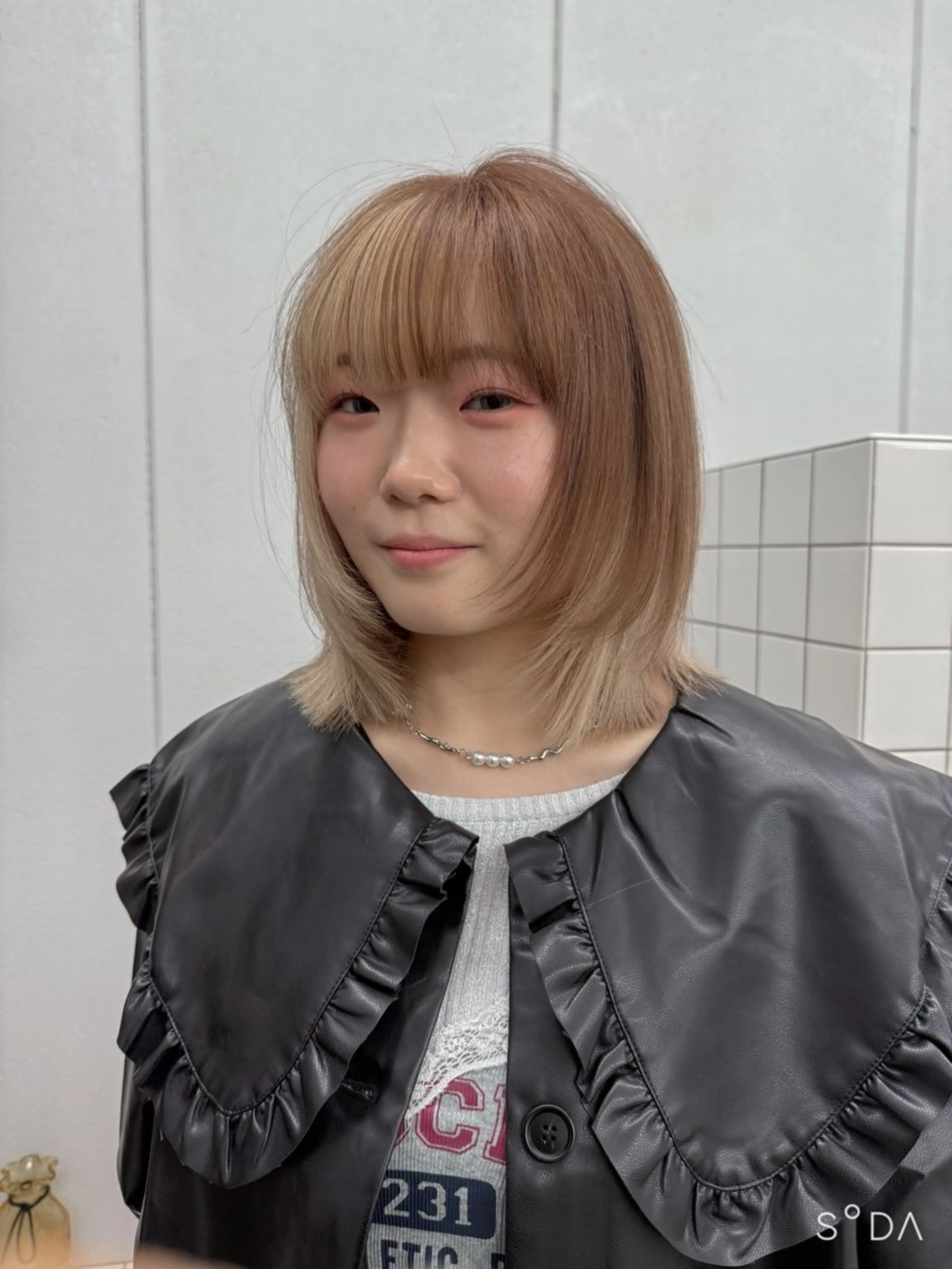 ミディアム カラー ヘアカラー トリートメント 関 京磨のヘアスタイル