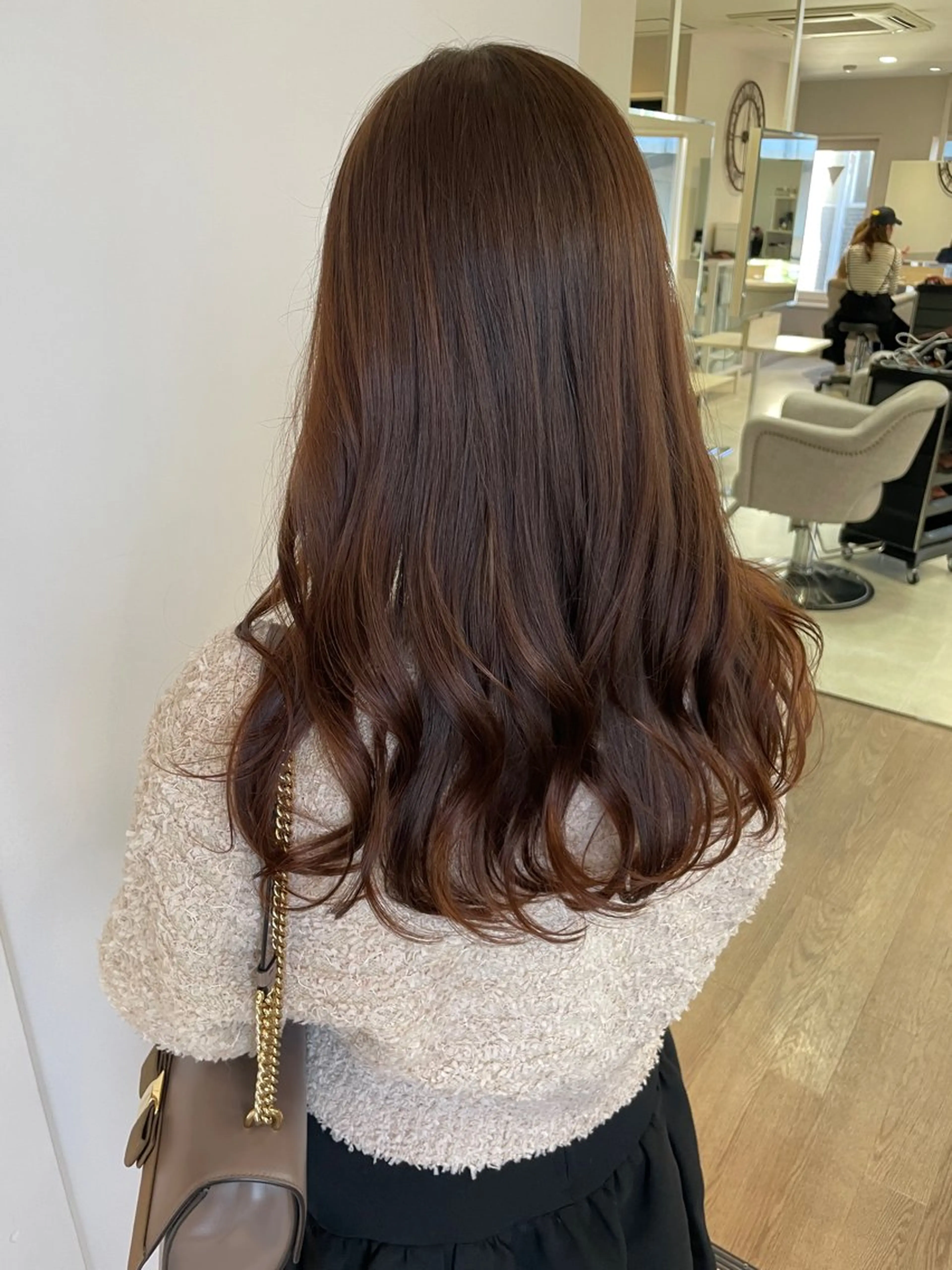 セミロング カラー カット ヘアカラー トリートメント HARUKA韓国ヘア /Luana梅田のヘアスタイル
