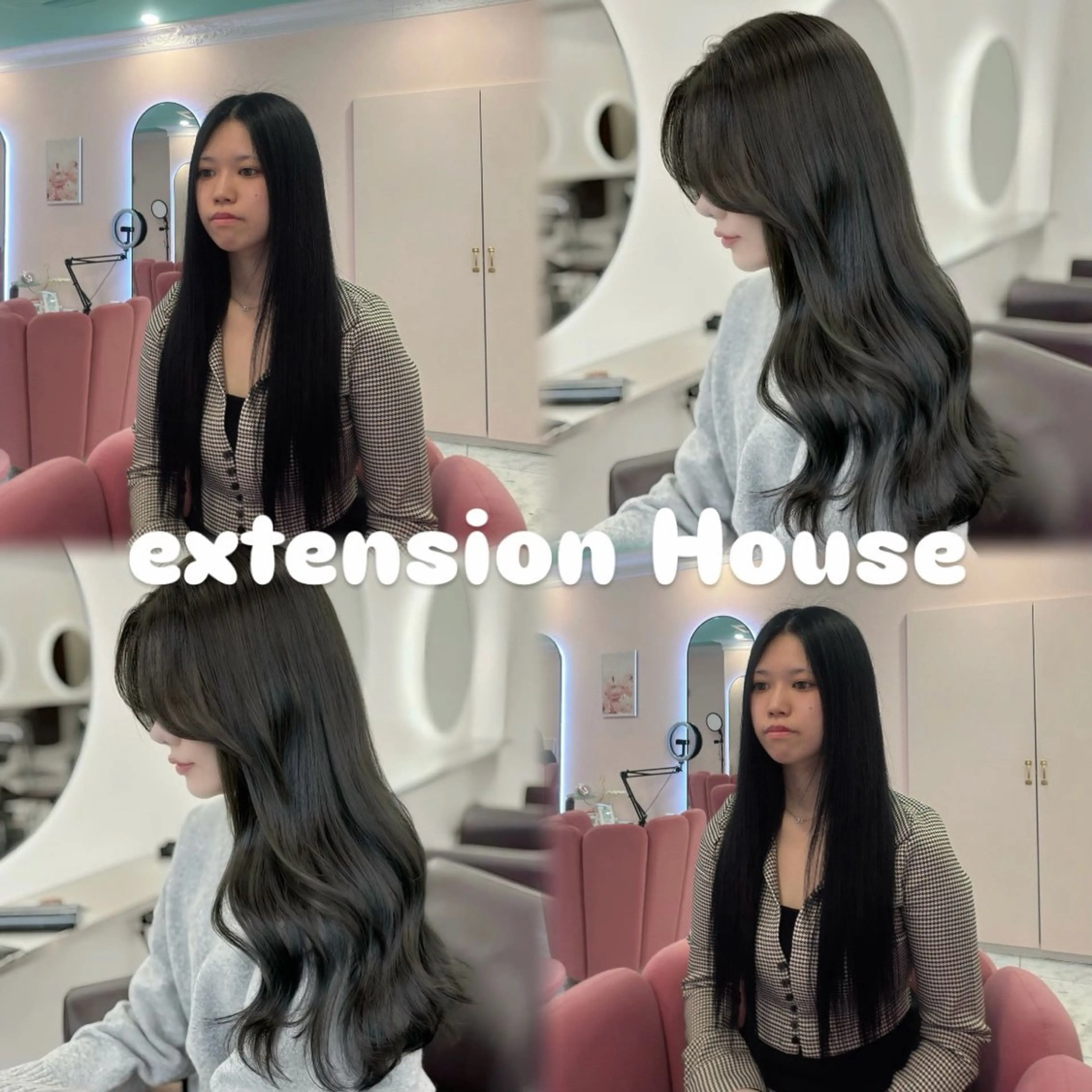 ロング カット エクステ シールエクステの女神 🍑Momo🍑のヘアスタイル