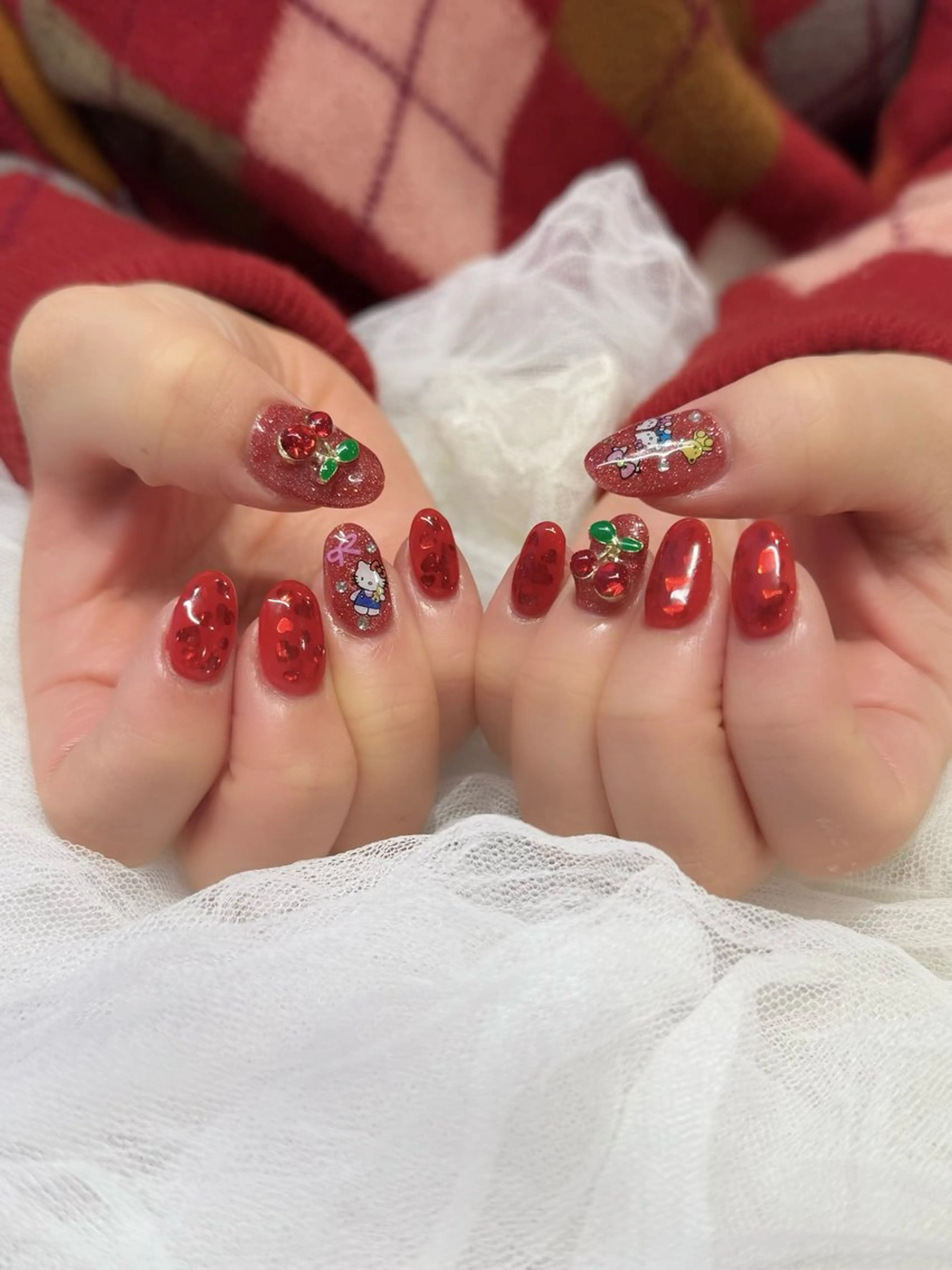 ネイル ハンドネイル 新井 ひなののネイルデザイン