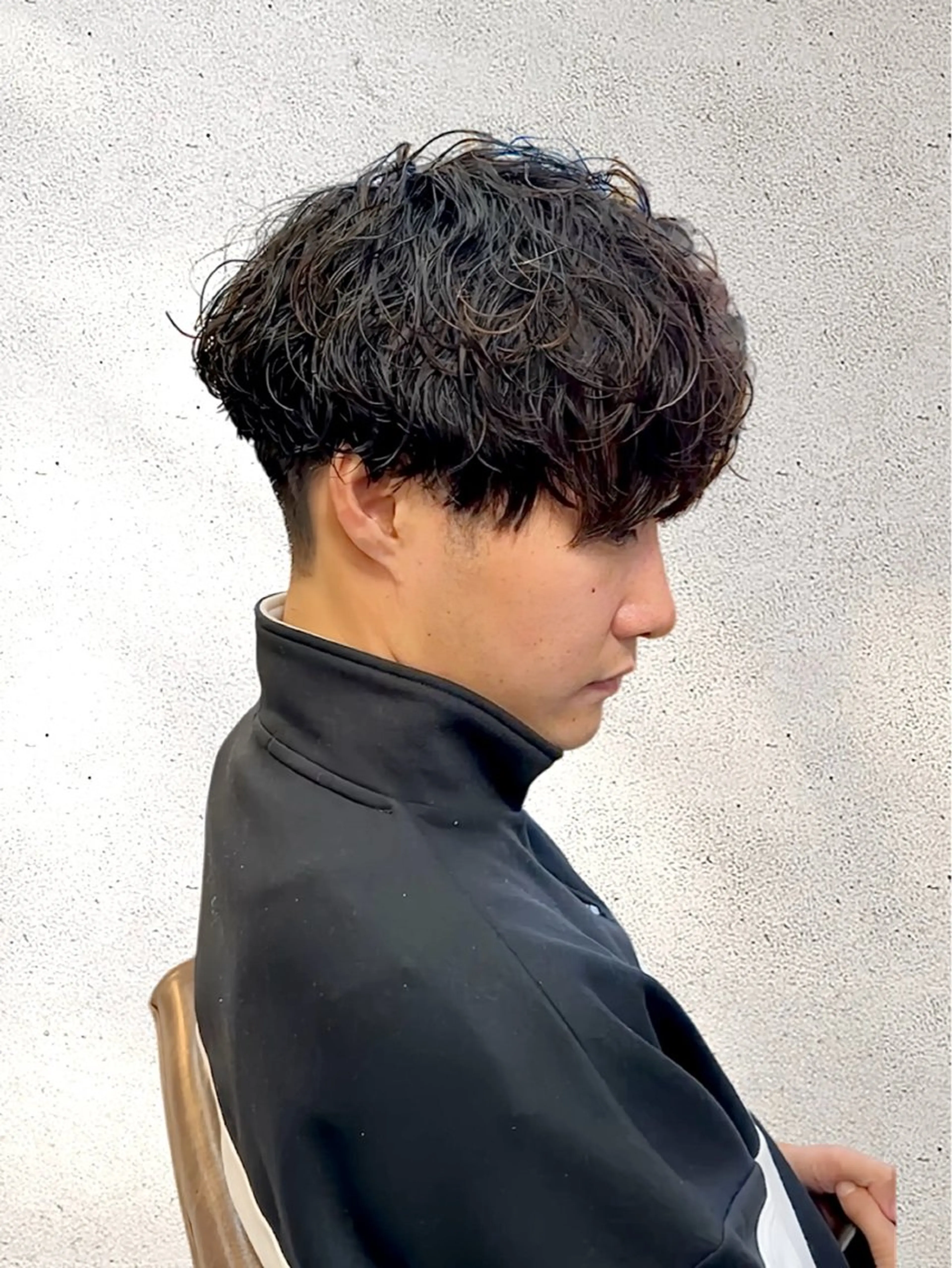 メンズ メンズパーマ 波巻きパーマ カット パーマ メンズパーマ/新宿/ サイカショウイチのヘアスタイル