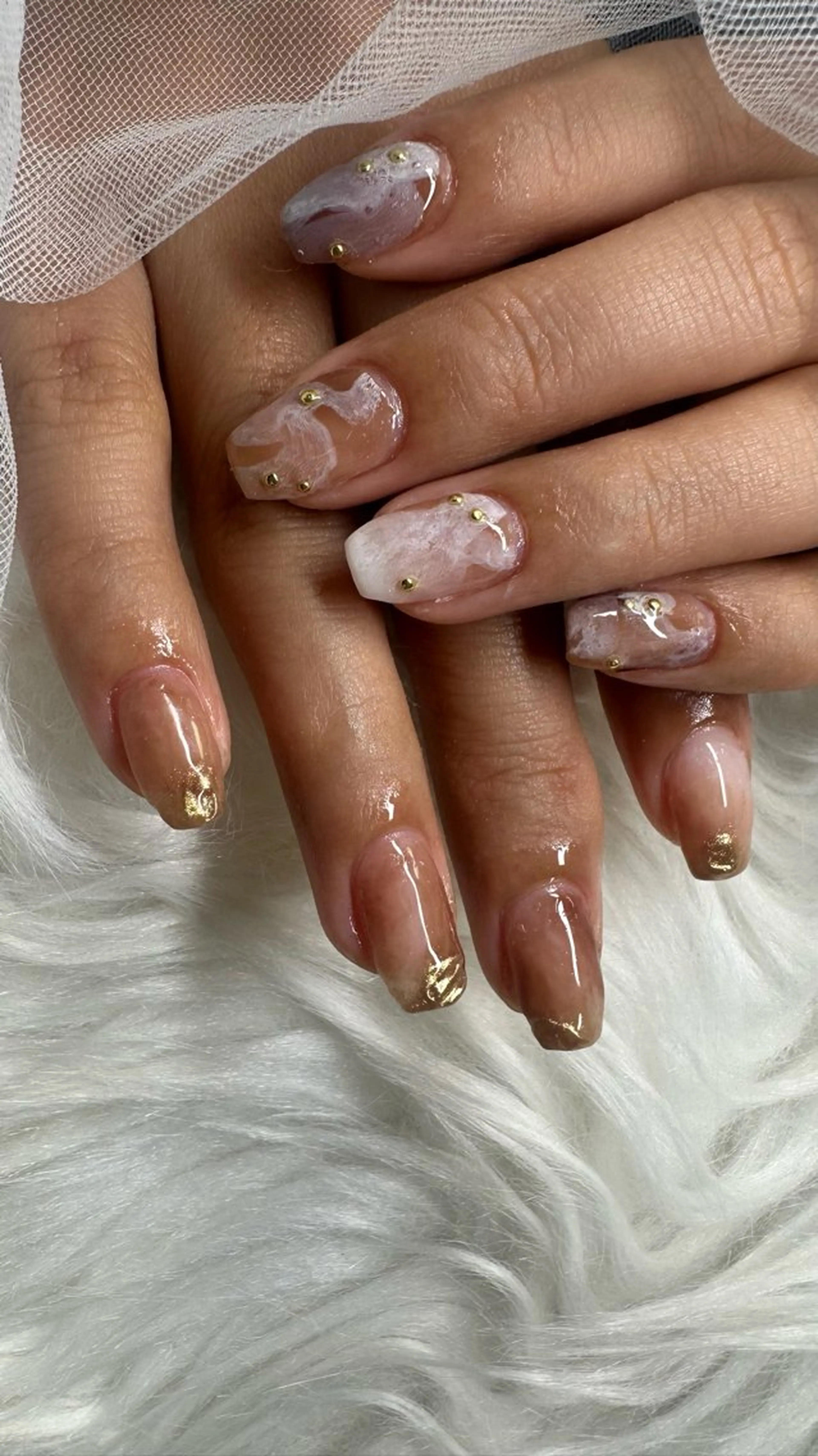 ネイル 持ち込み ハンドネイル Rave所属・touma Rinaのネイルデザイン