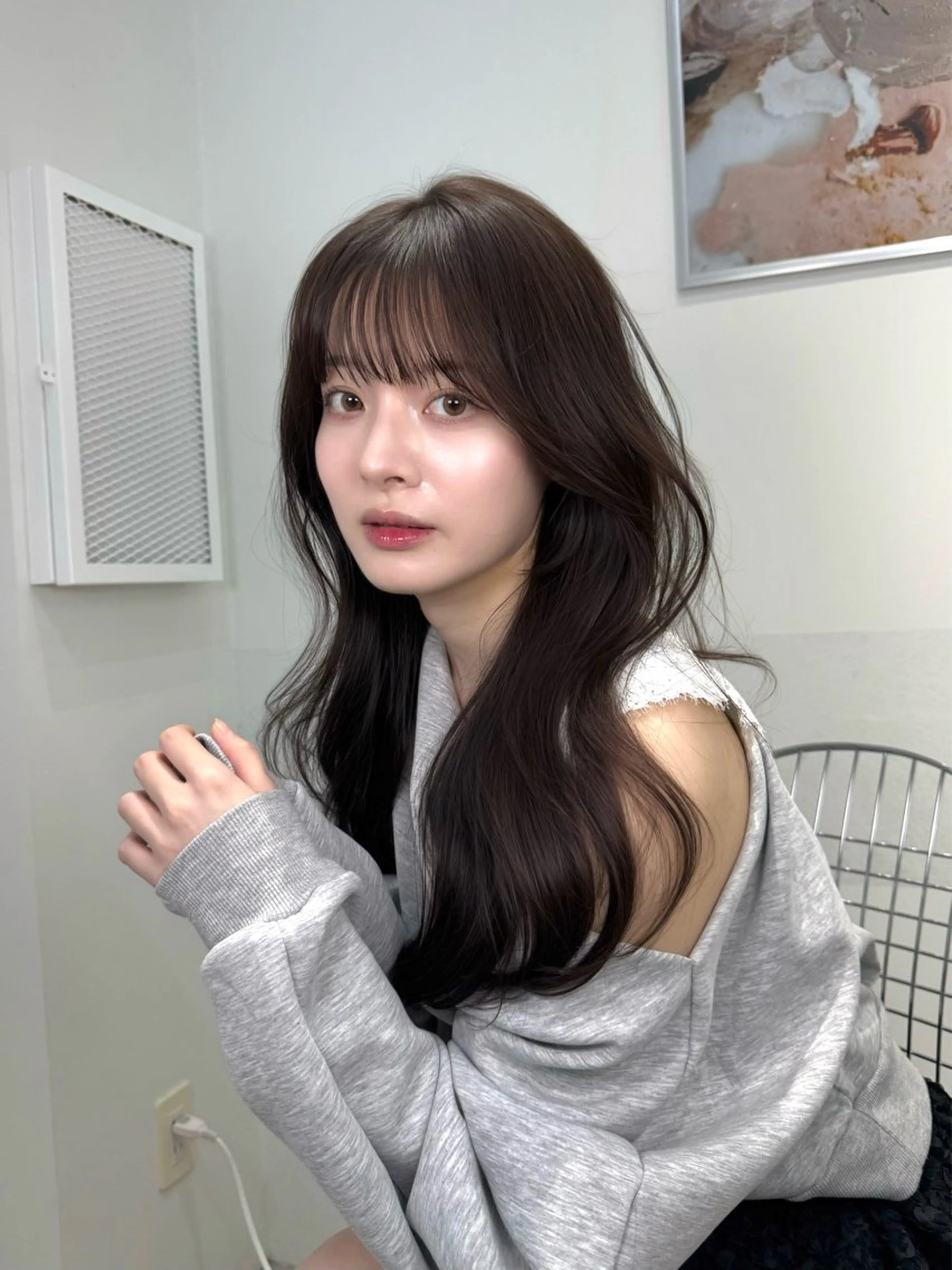 ロング カラー ヘアアレンジ カット ヘアカラー トリートメント ONYX【オニキス】所属・韓国レイヤーカット/ 髪質改善/郷家拓斗のヘアスタイル