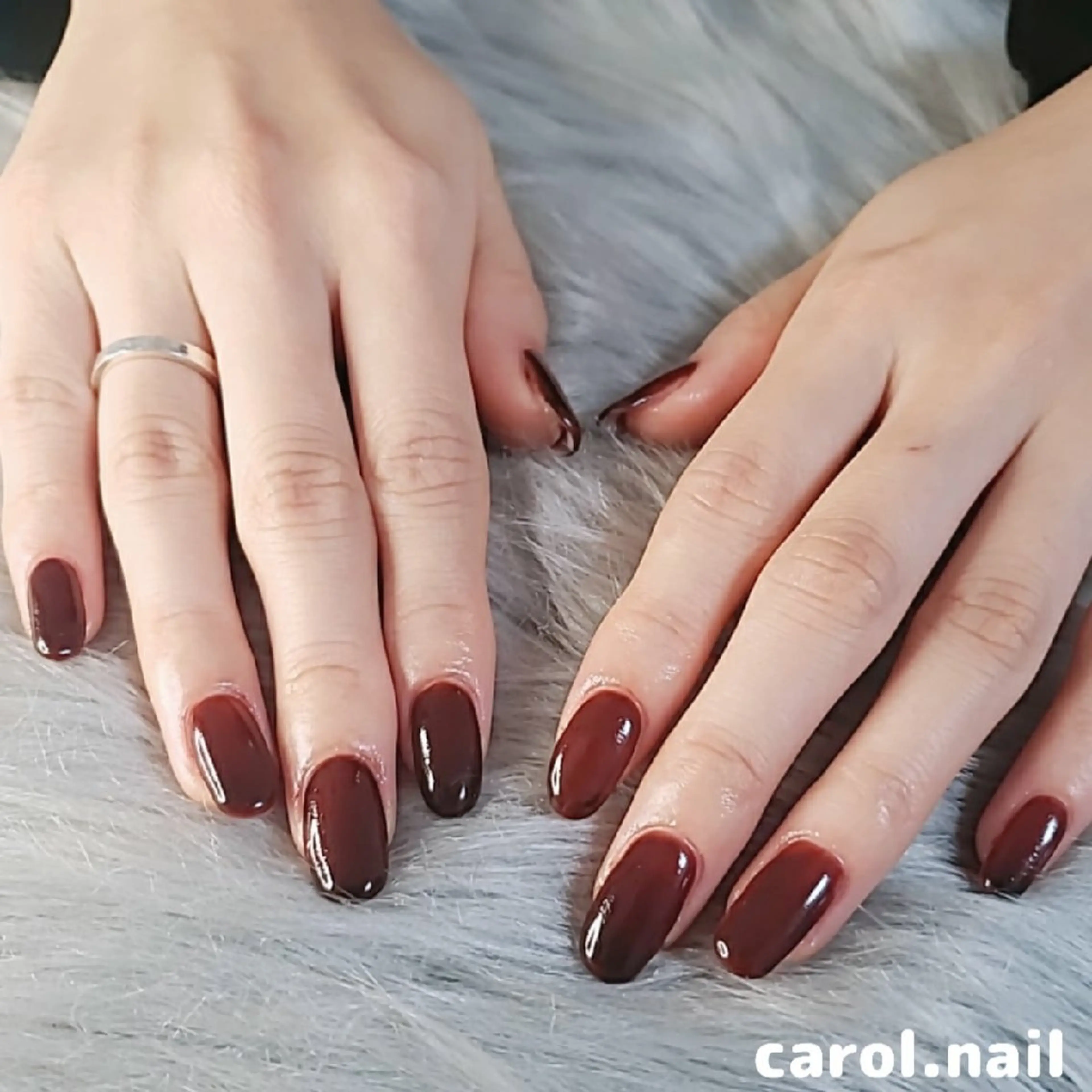 ネイル ワンカラーネイル carol nailのネイルデザイン