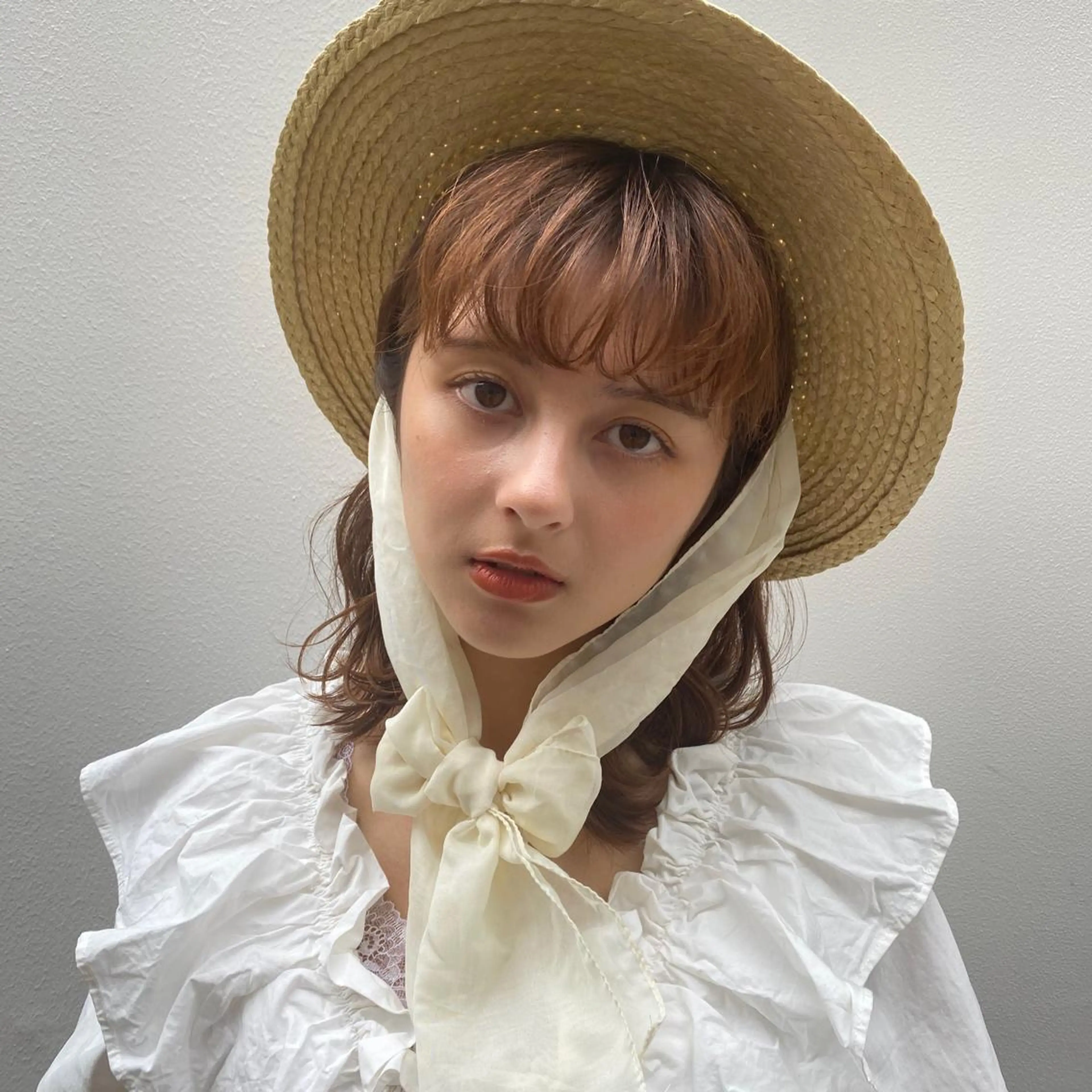 ミディアム 🪭risa 暖色/レイヤー🪭のヘアスタイル