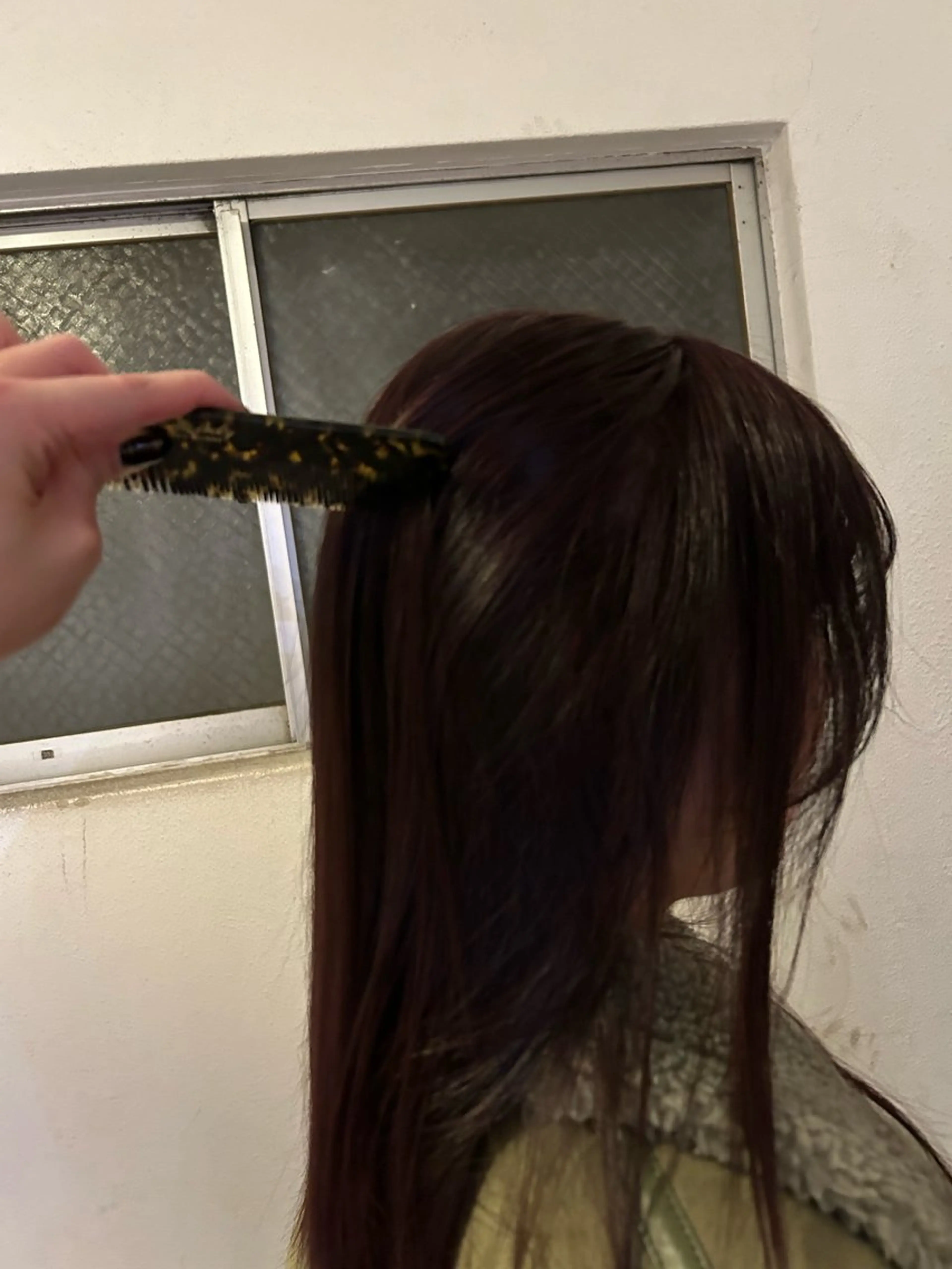 セミロング カラー 愛結 暖色カラー🎀🩰のヘアスタイル