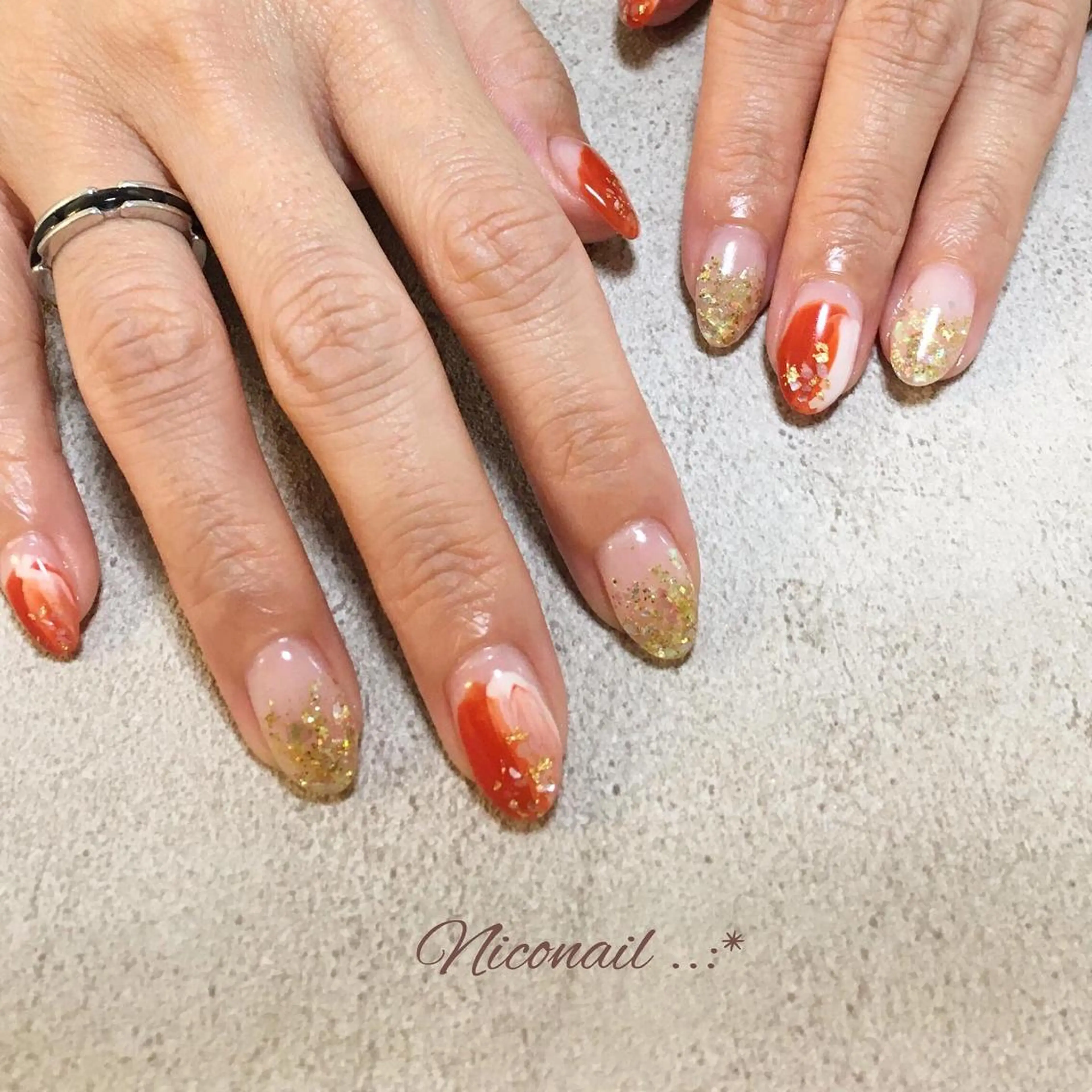 ネイル ニュアンスネイル Niconail ☆ 仙川/ Aiのネイルデザイン