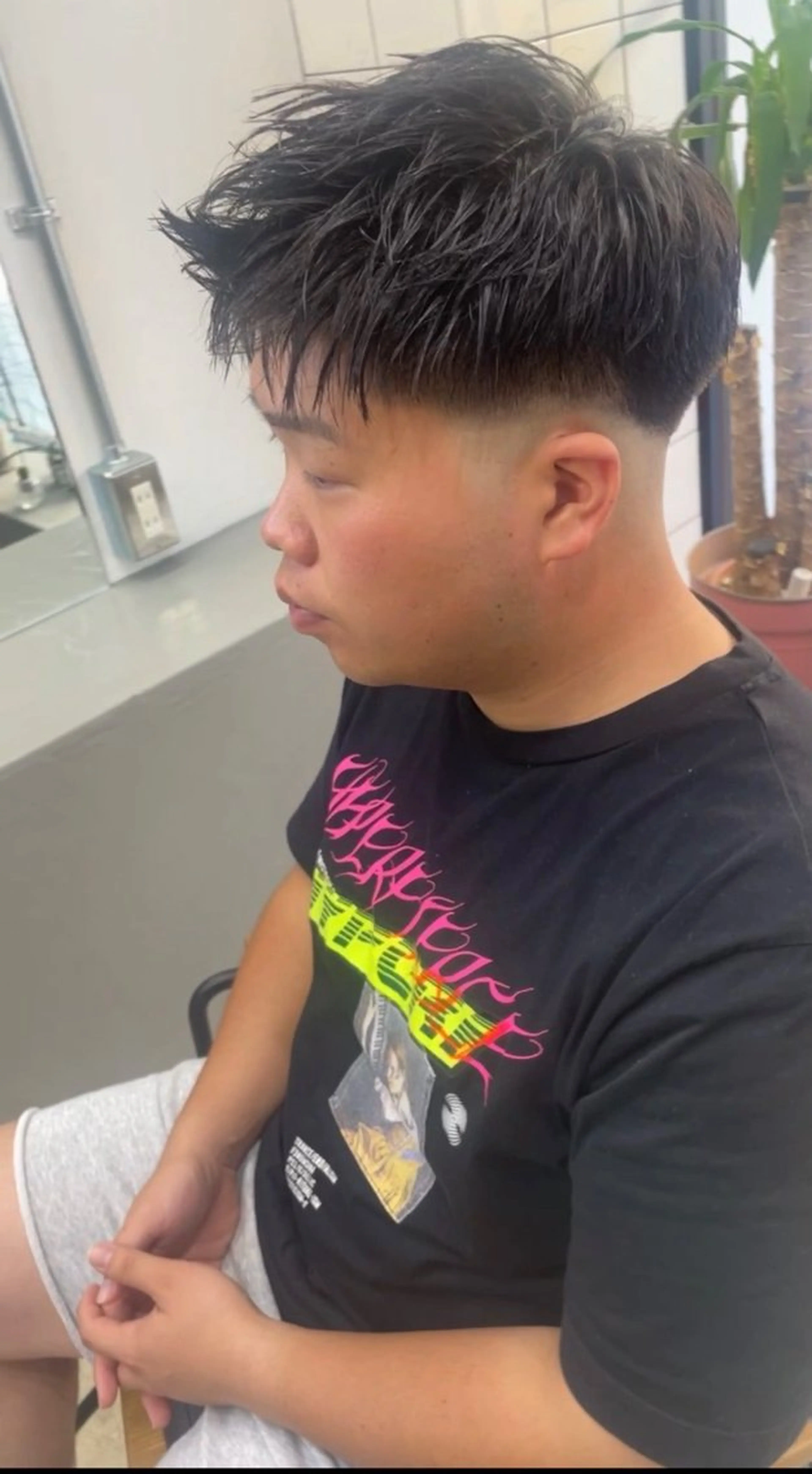 ショート パーマ メンズ メンズ専門サロン wokeのヘアスタイル