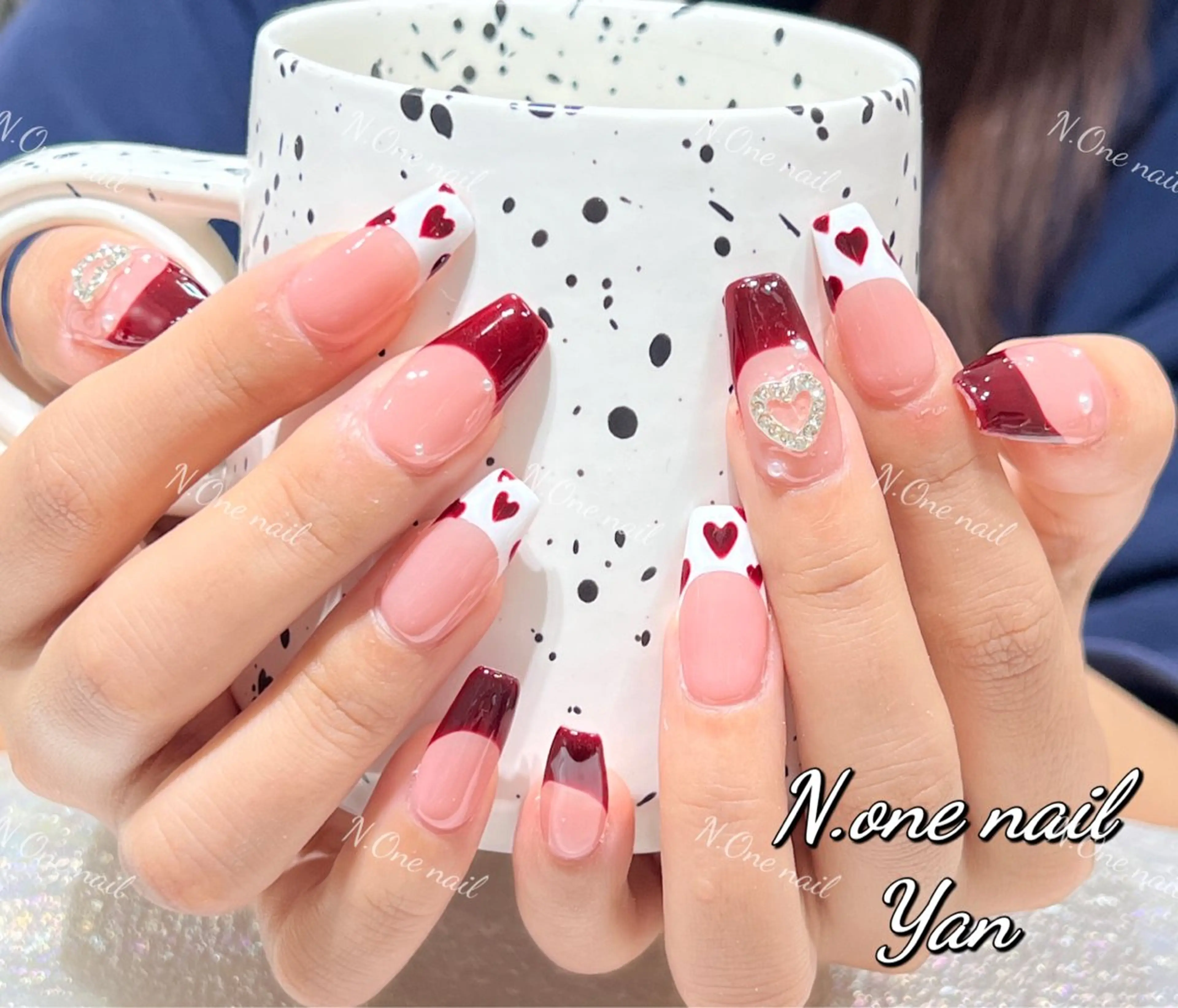 ネイル 長いだし/スカルプ/ パラシェルN.oneのネイルデザイン