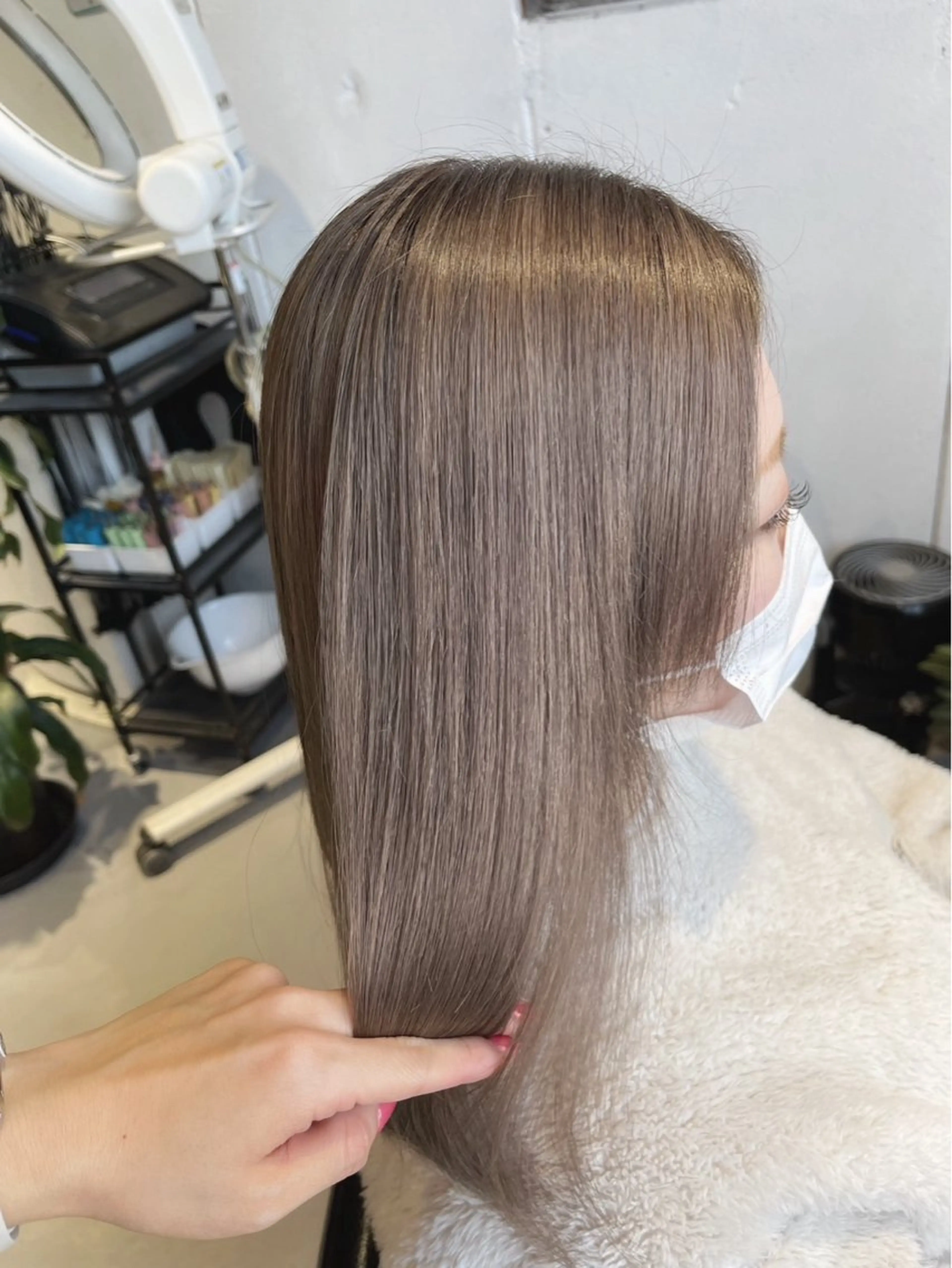 ロング カラー ヘアカラー inc新小岩 Rionのヘアスタイル
