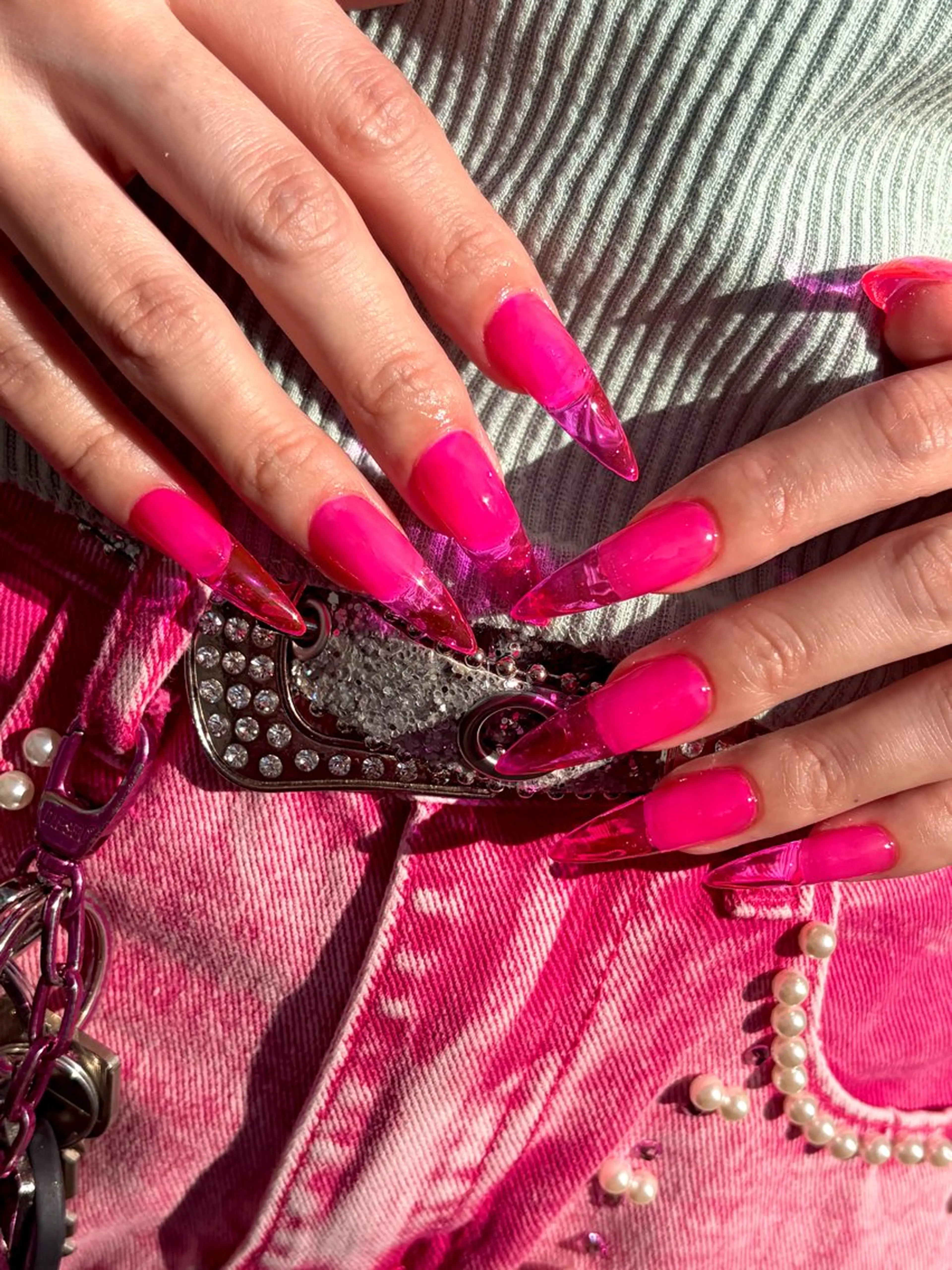 【通常】長さ出し・Gel-xワンカラーの写真