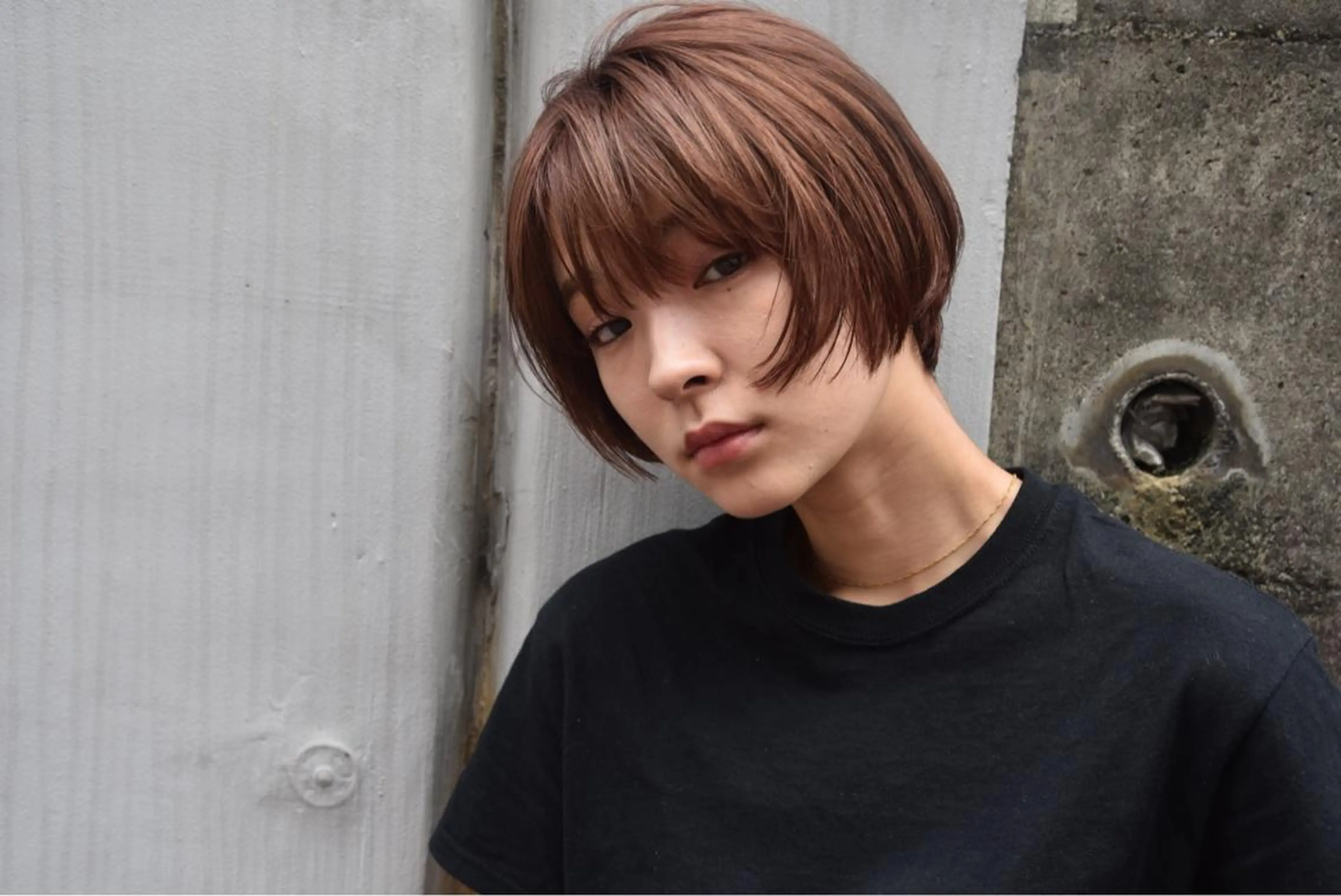 ショート カラー パーマ ヘアアレンジ メンズ キッズ ネイル マツエク・マツパ アグヘアースタッグ所属・fujiu ★のヘアスタイル