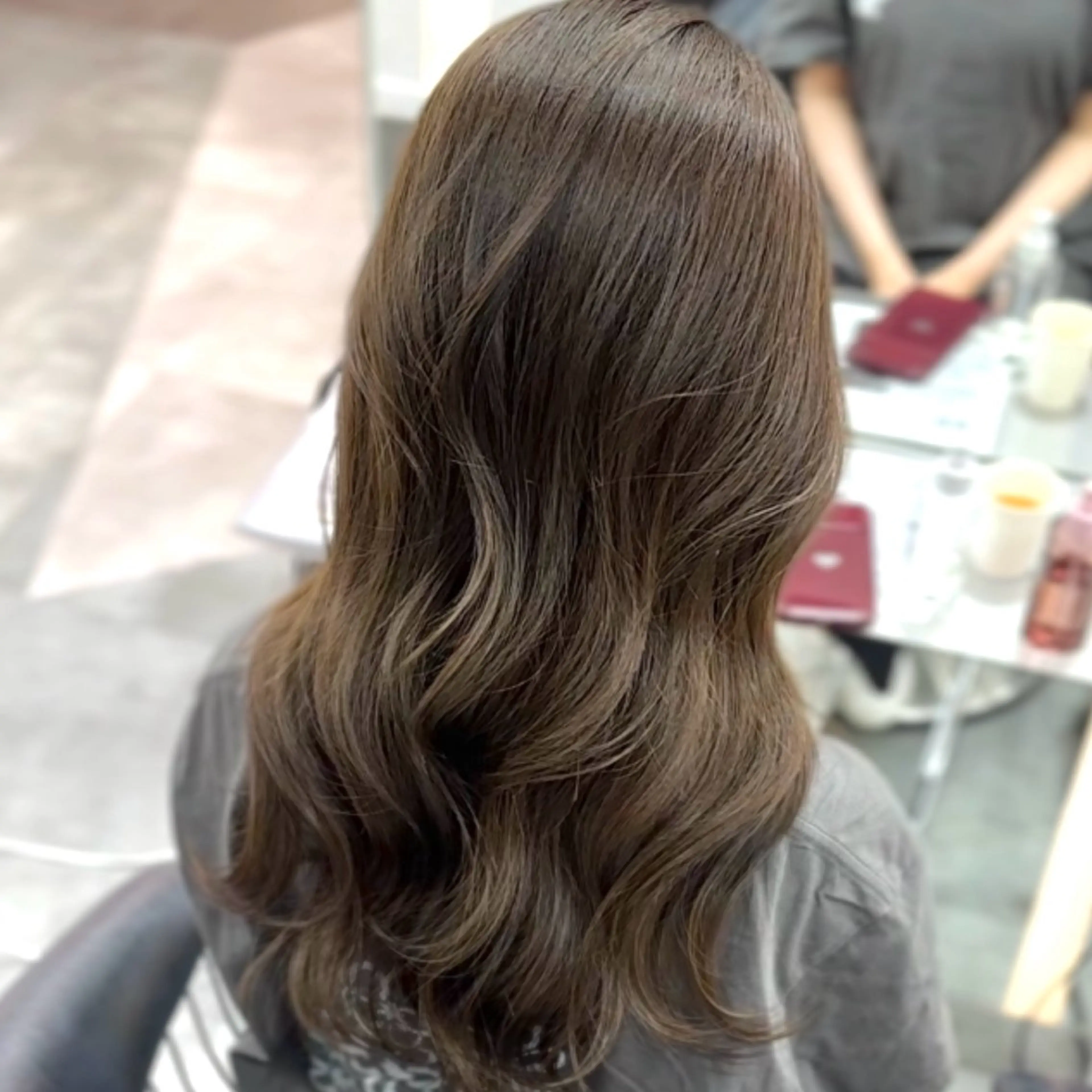 セミロング カラー カット ヘアカラー トリートメント 原宿/ボブ/髪質 改善/レイヤー/優希のヘアスタイル