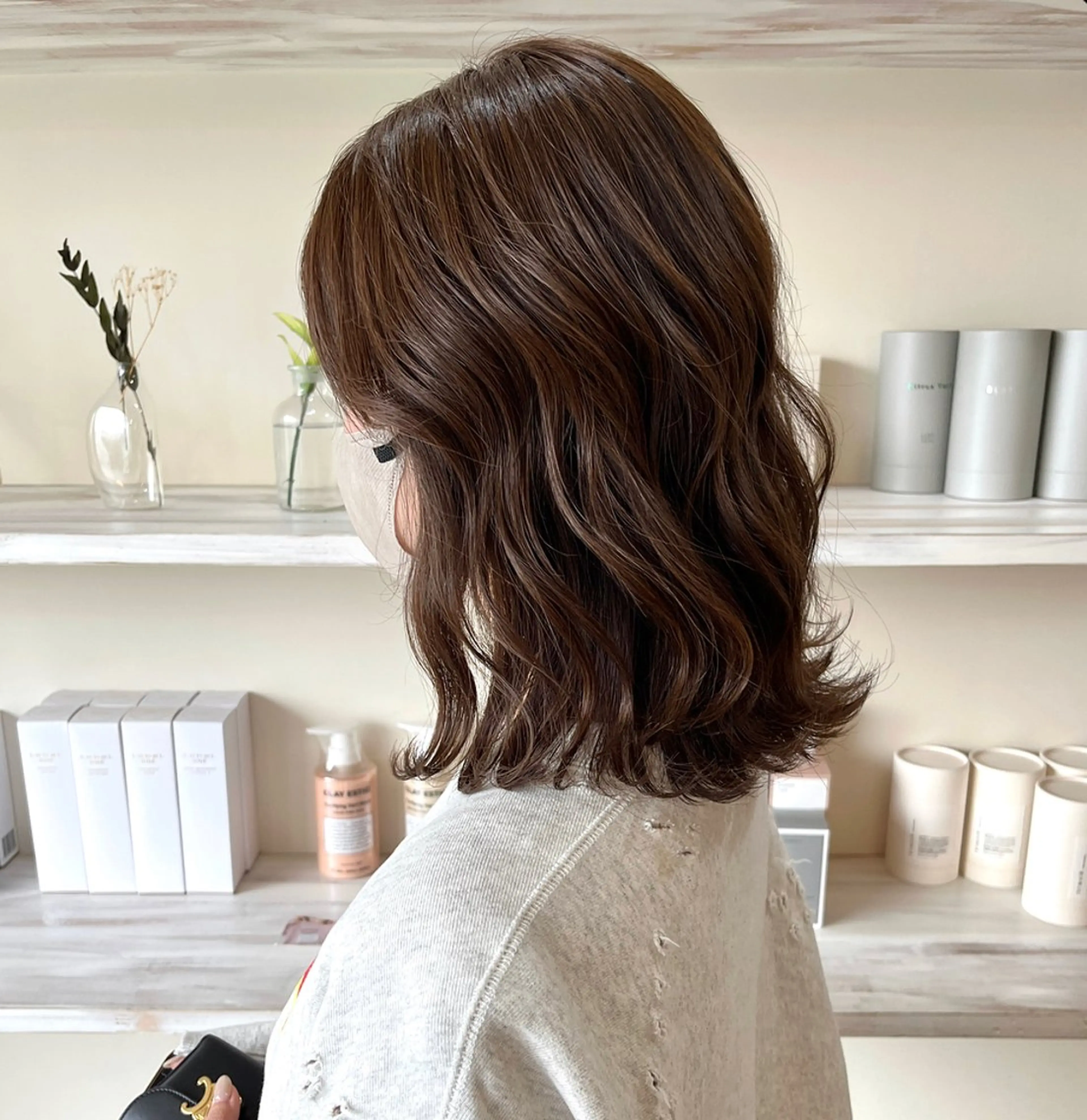 カラー Yurika🕯️ 透明感カラー/ボブのヘアスタイル