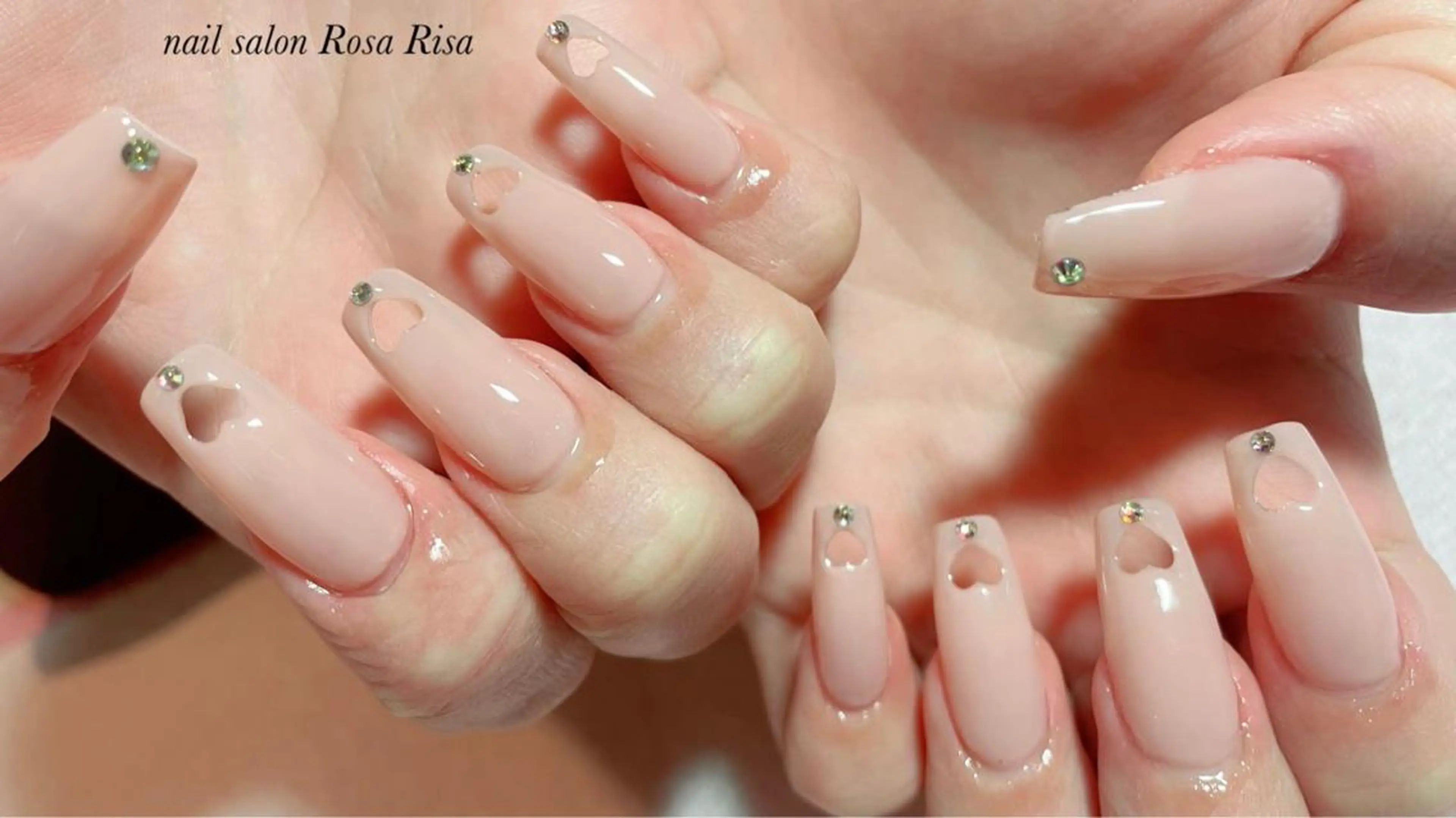 ロング ネイル ハンドネイル ネイルスタジオ シェイクユアハンズのネイルデザイン