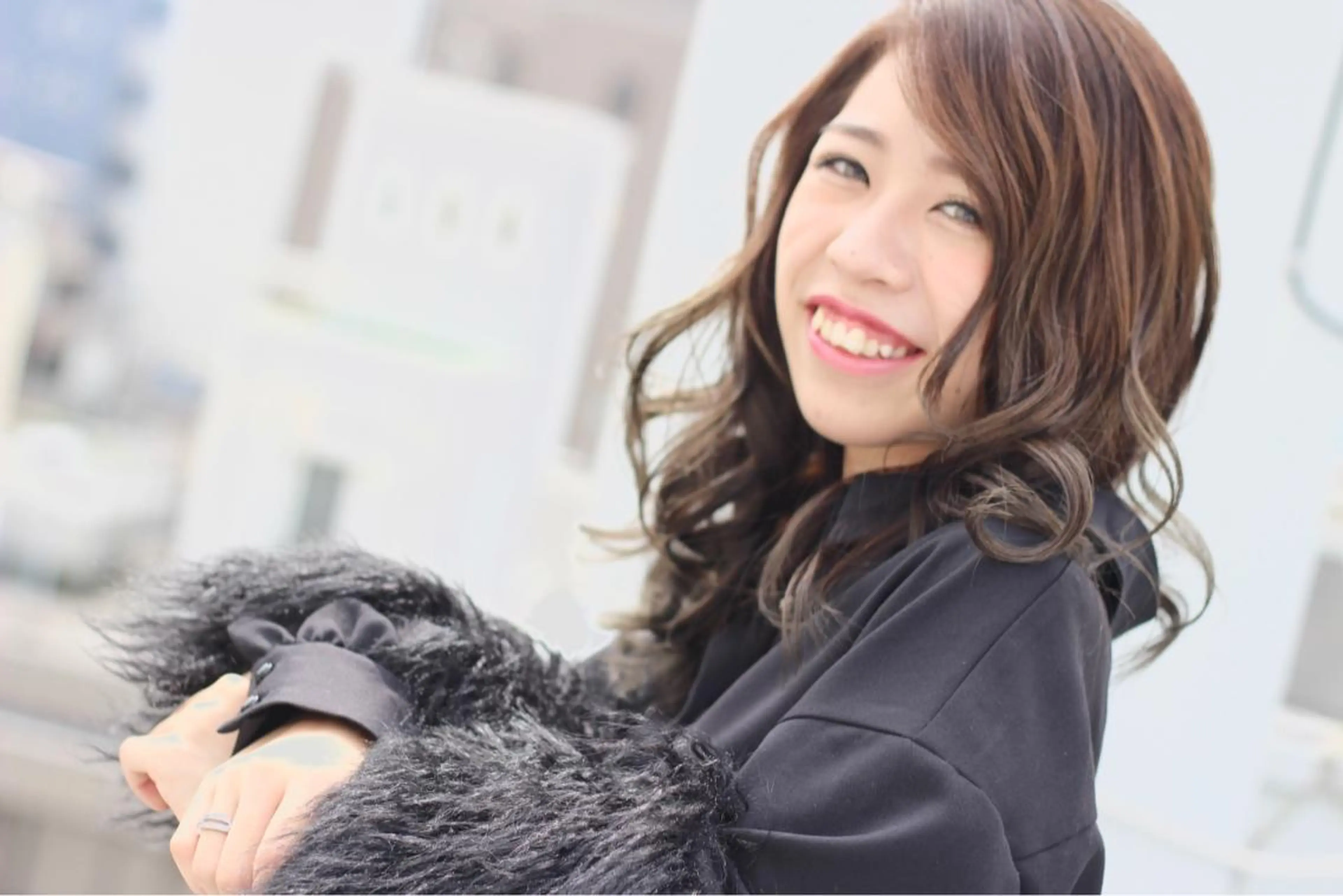 ミディアム カラー パーマ nike所属・nike にけのヘアスタイル