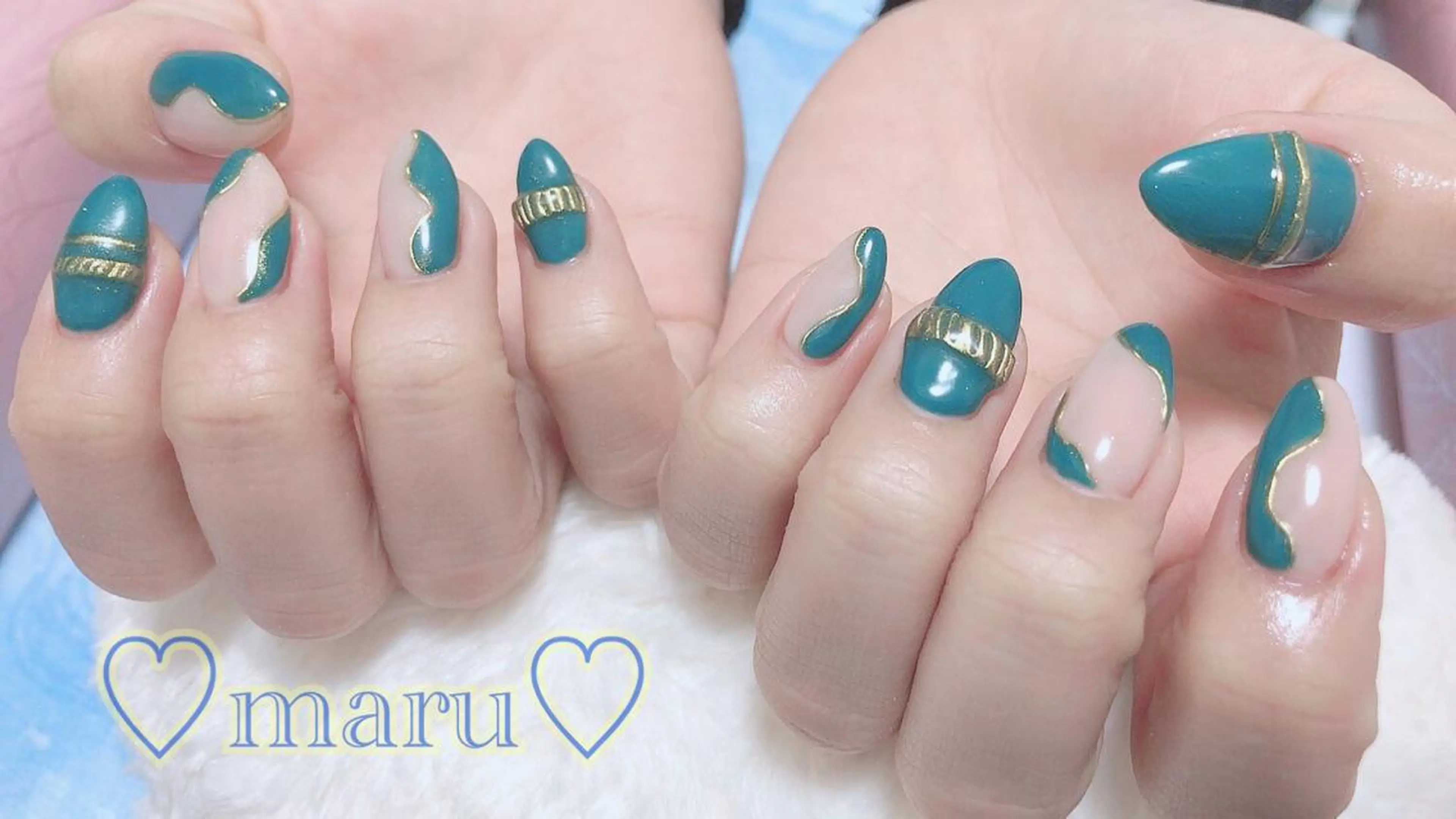 ネイル ハンドネイル フットネイル まるみ ♡のネイルデザイン