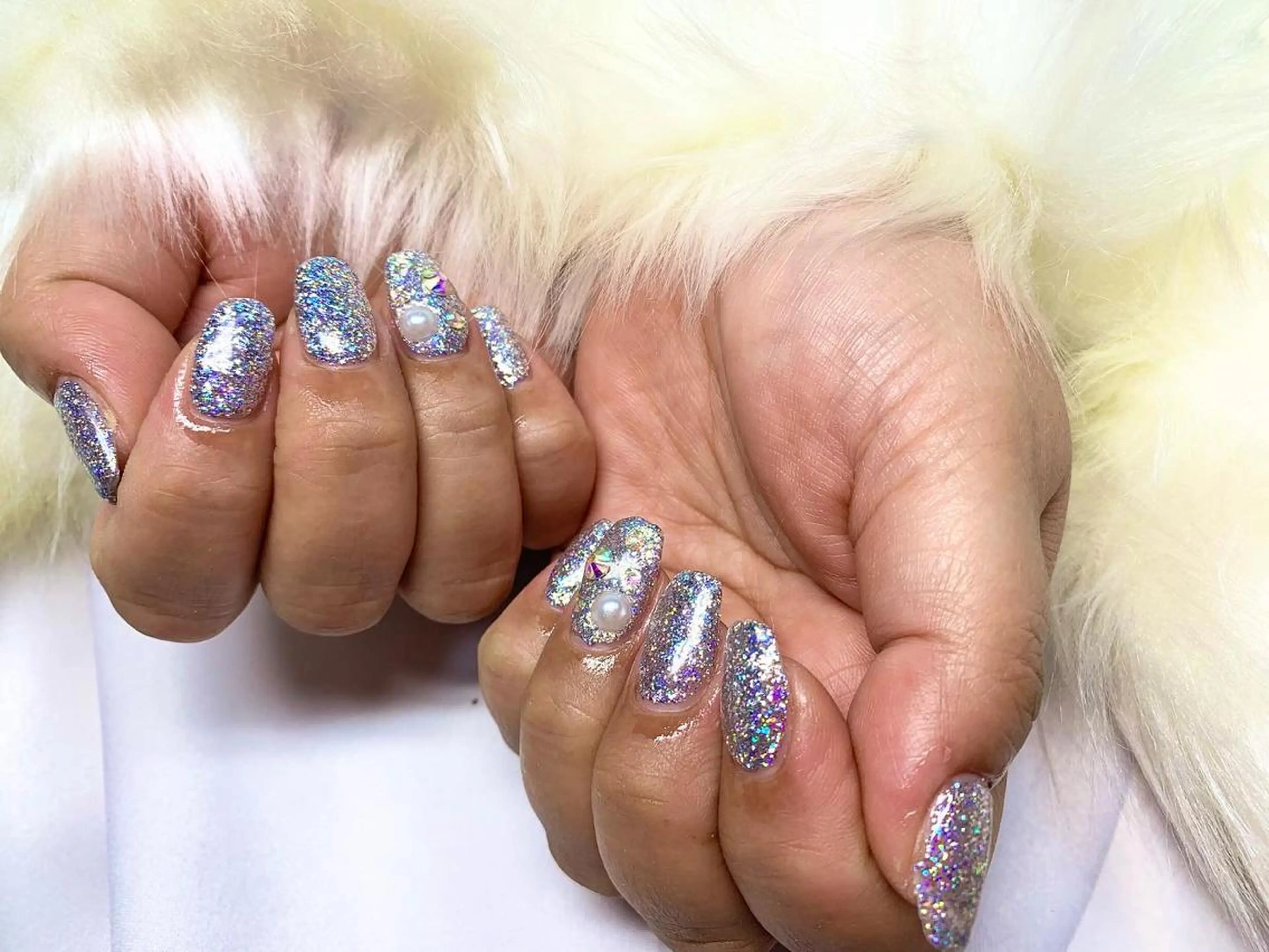 ネイル ラメ(グリッター) ワンカラーネイル ハンドネイル 痩身/脱毛/ネイル HARUKAのエステ・リラクイメージ