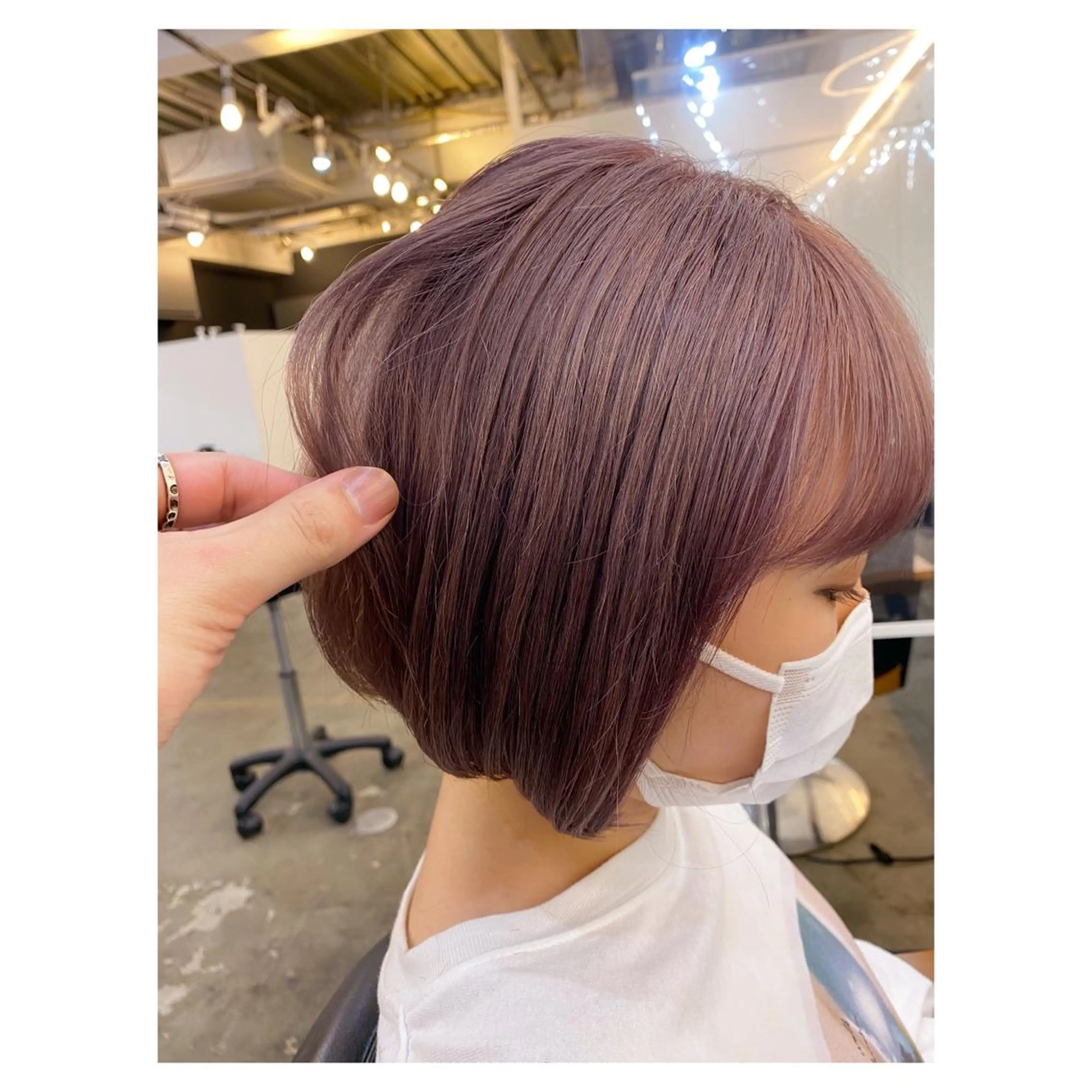 ショート ボブ ボブ/ぱつっとボブ/ 谷口 海星のヘアスタイル