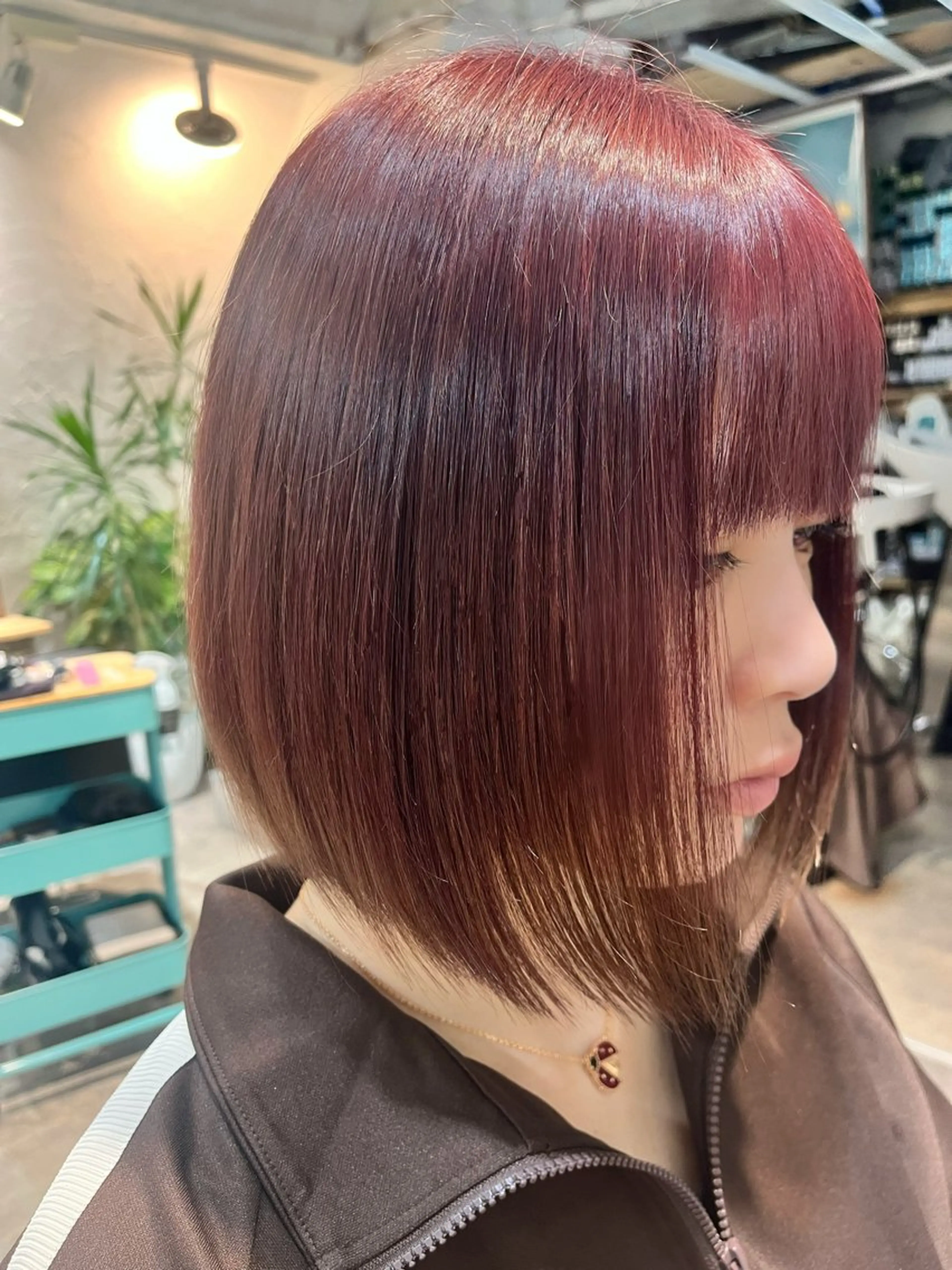 ミディアム 新宿/髪質改善 艶カラー👶Renaのヘアスタイル