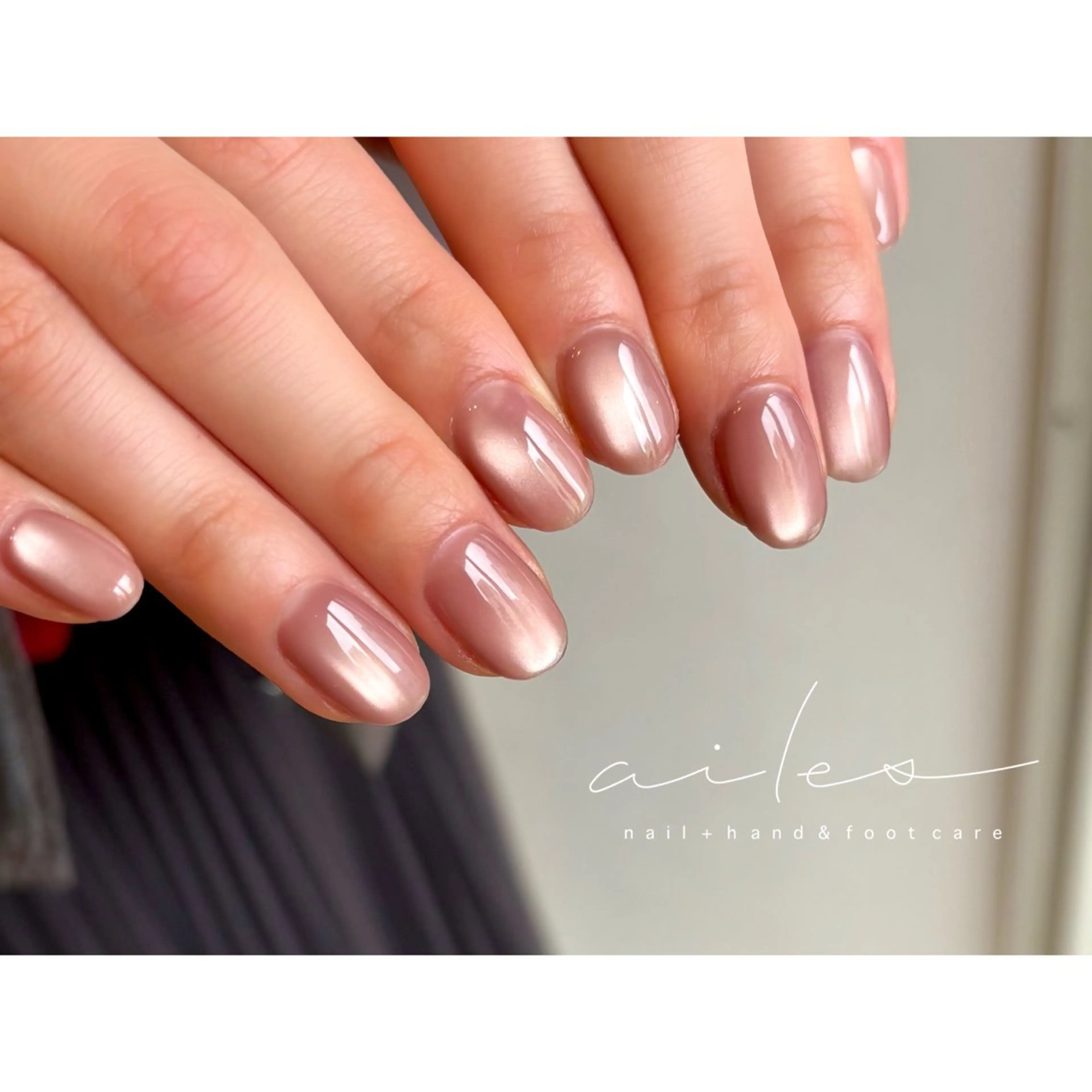 ネイル ハンドネイル エールバイクレアチュールドゥエ所属・ailes柏 せきねのネイルデザイン