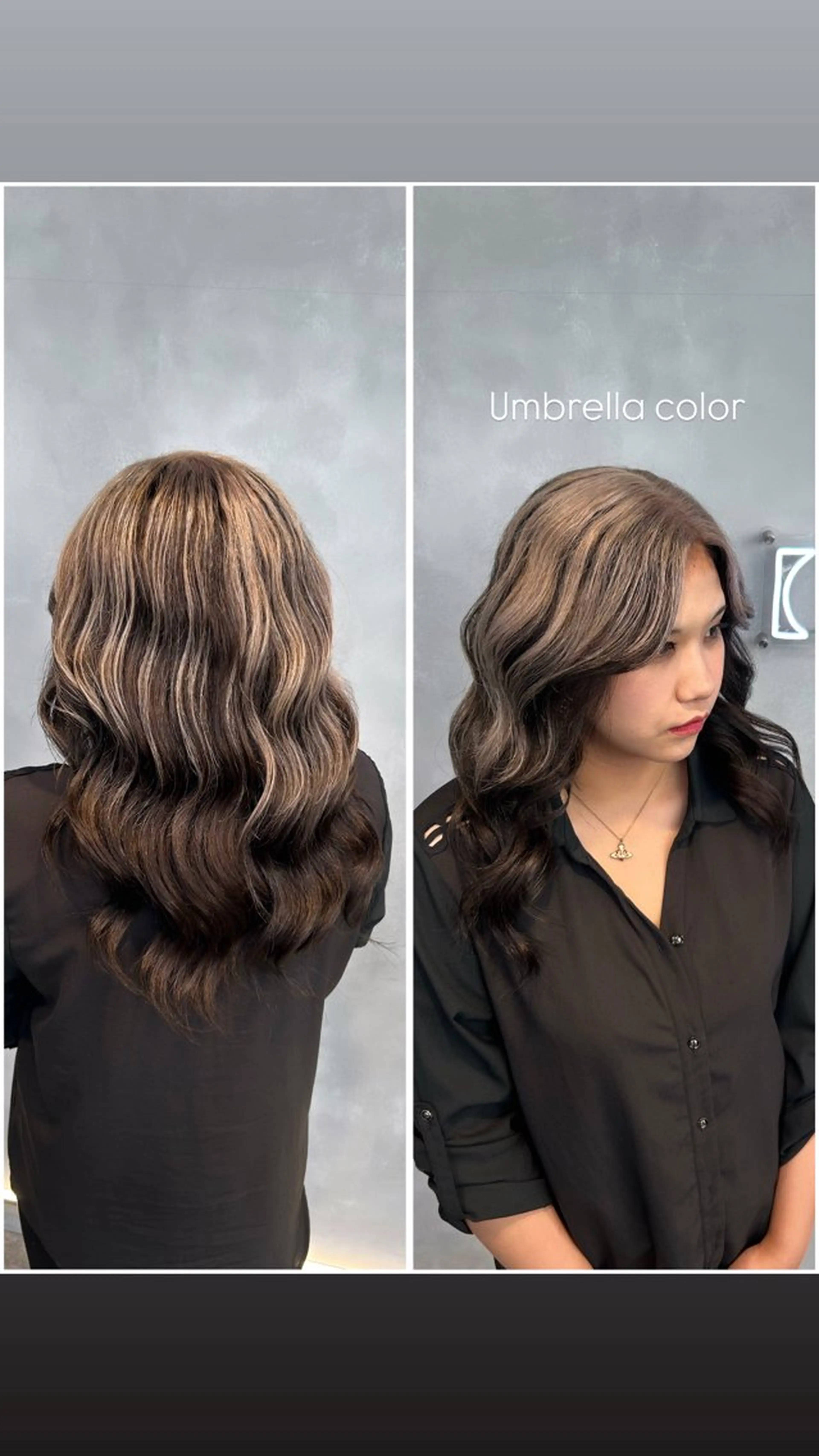 ロング カラー デザインカラー ヘアカラー 茅ヶ崎/ハイトーン/ Ramuのヘアスタイル