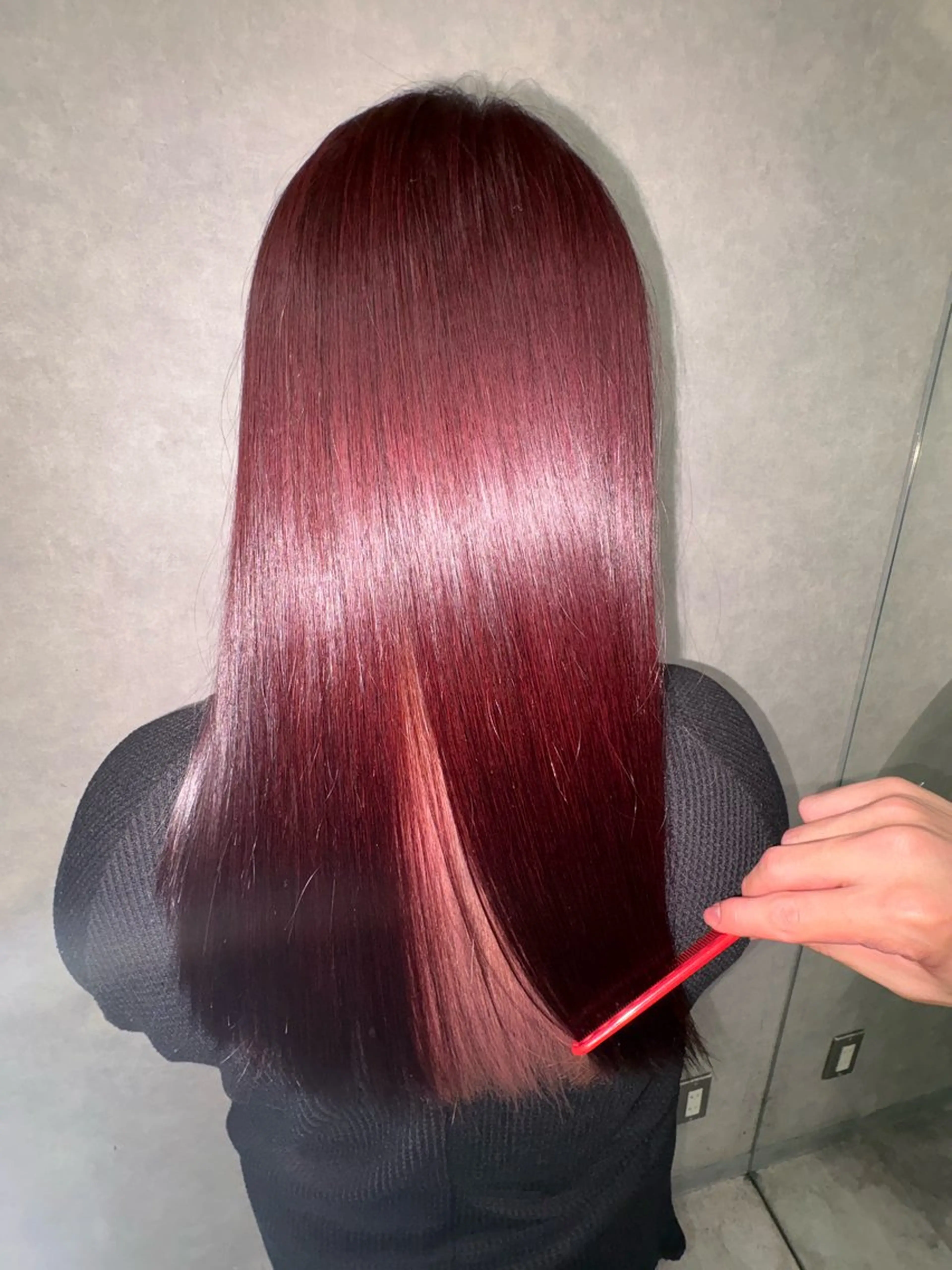 セミロング カラー ヘアカラー がわ/ウルフカット /ブリーチカラーのヘアスタイル