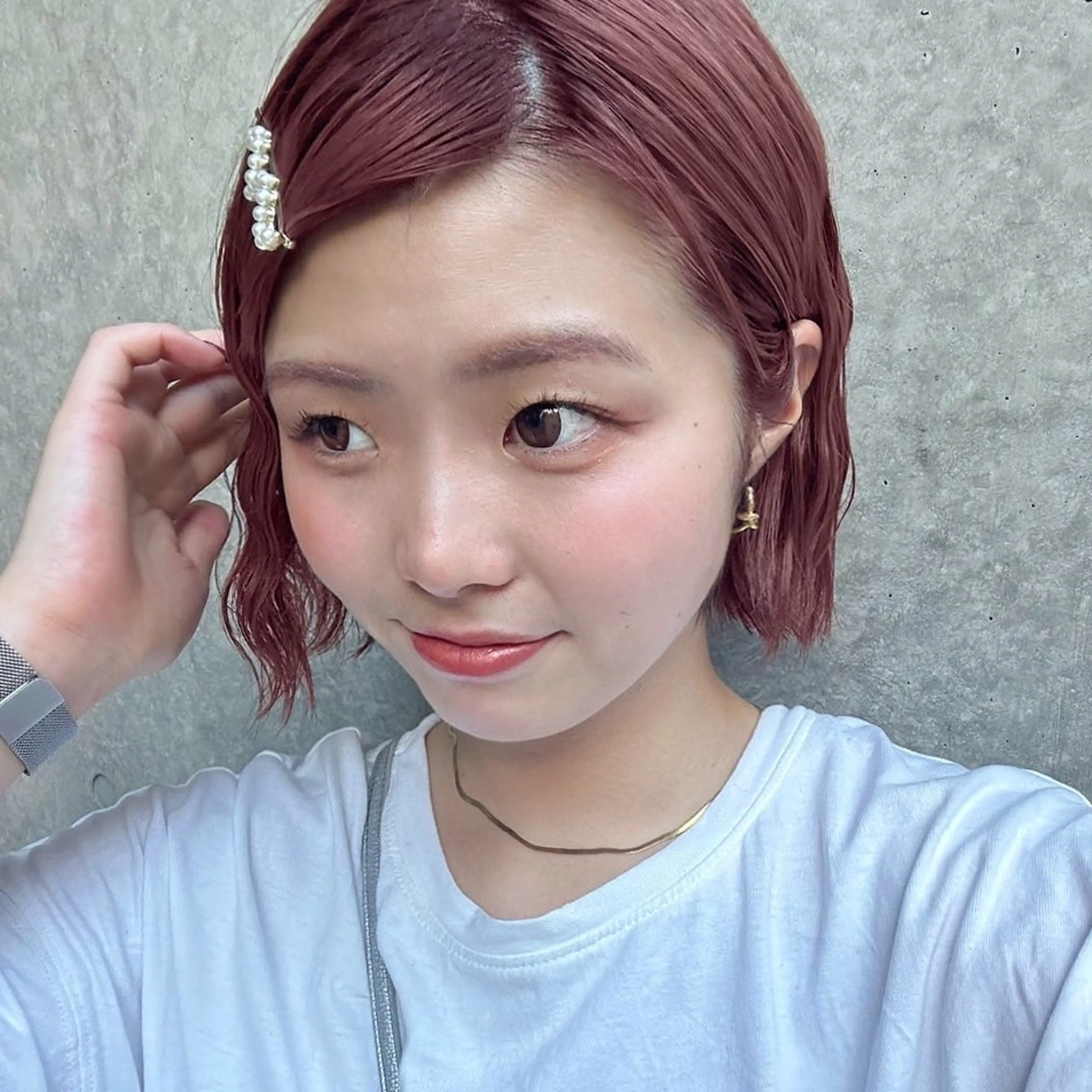 ショート カラー 顔まわりカット/艶髪 カラー✨けいとのヘアスタイル