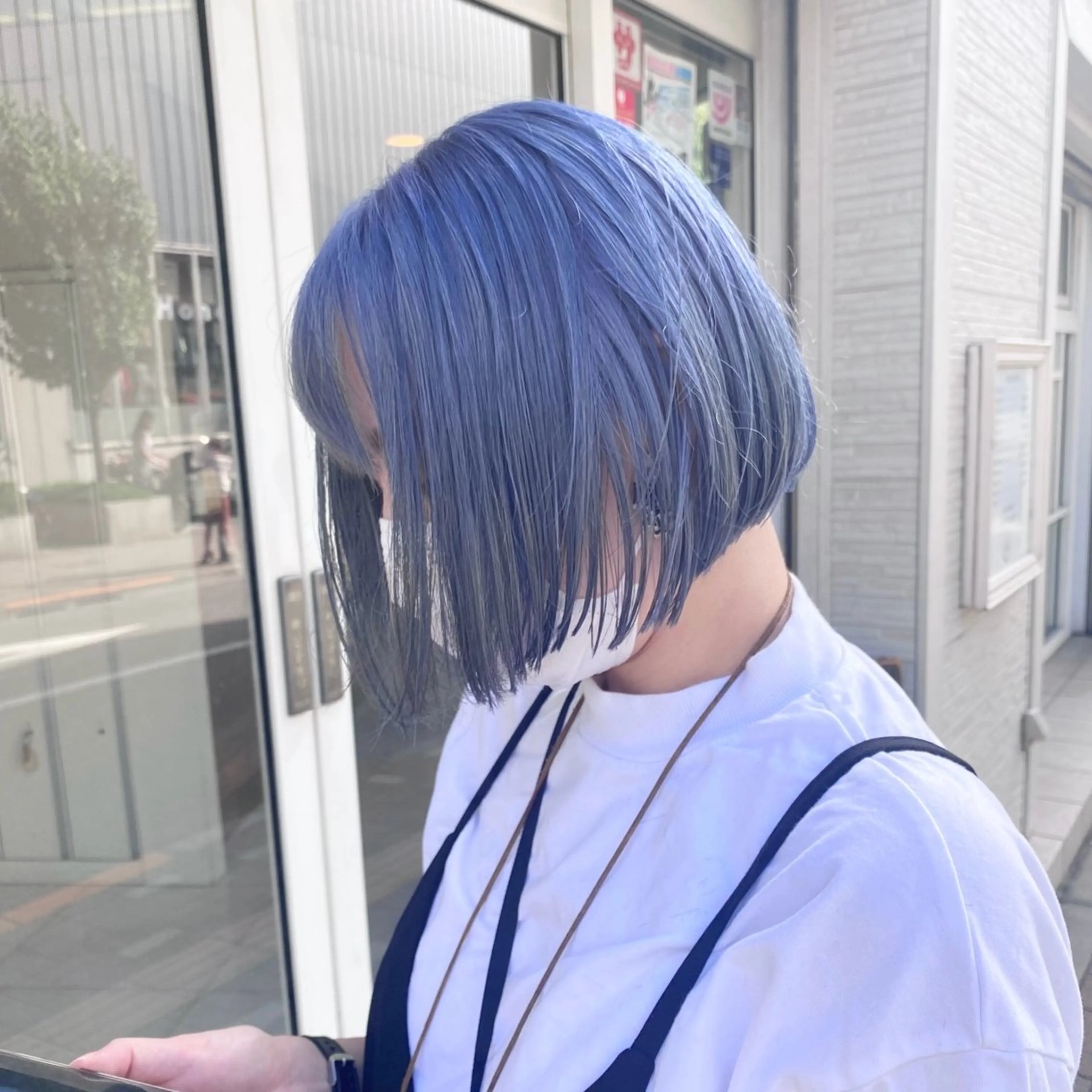 カラー ヘアカラー トリートメント rio/ボブ /ブリーチカラー🫧のヘアスタイル