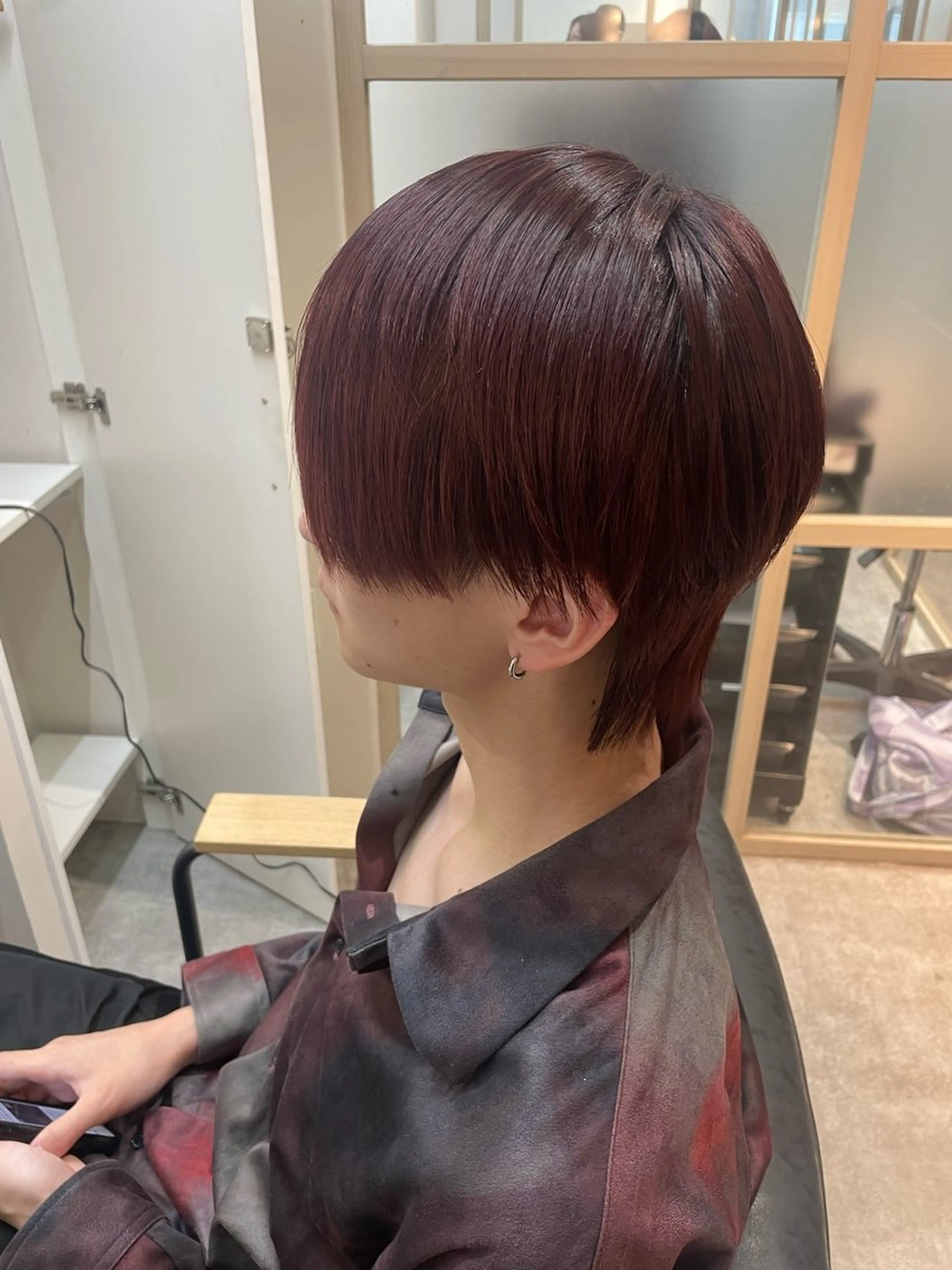 ミディアム カラー メンズ EMANON新宿南口所属・ケアブリーチ×艶カラ ー️🫧Shioriのヘアスタイル