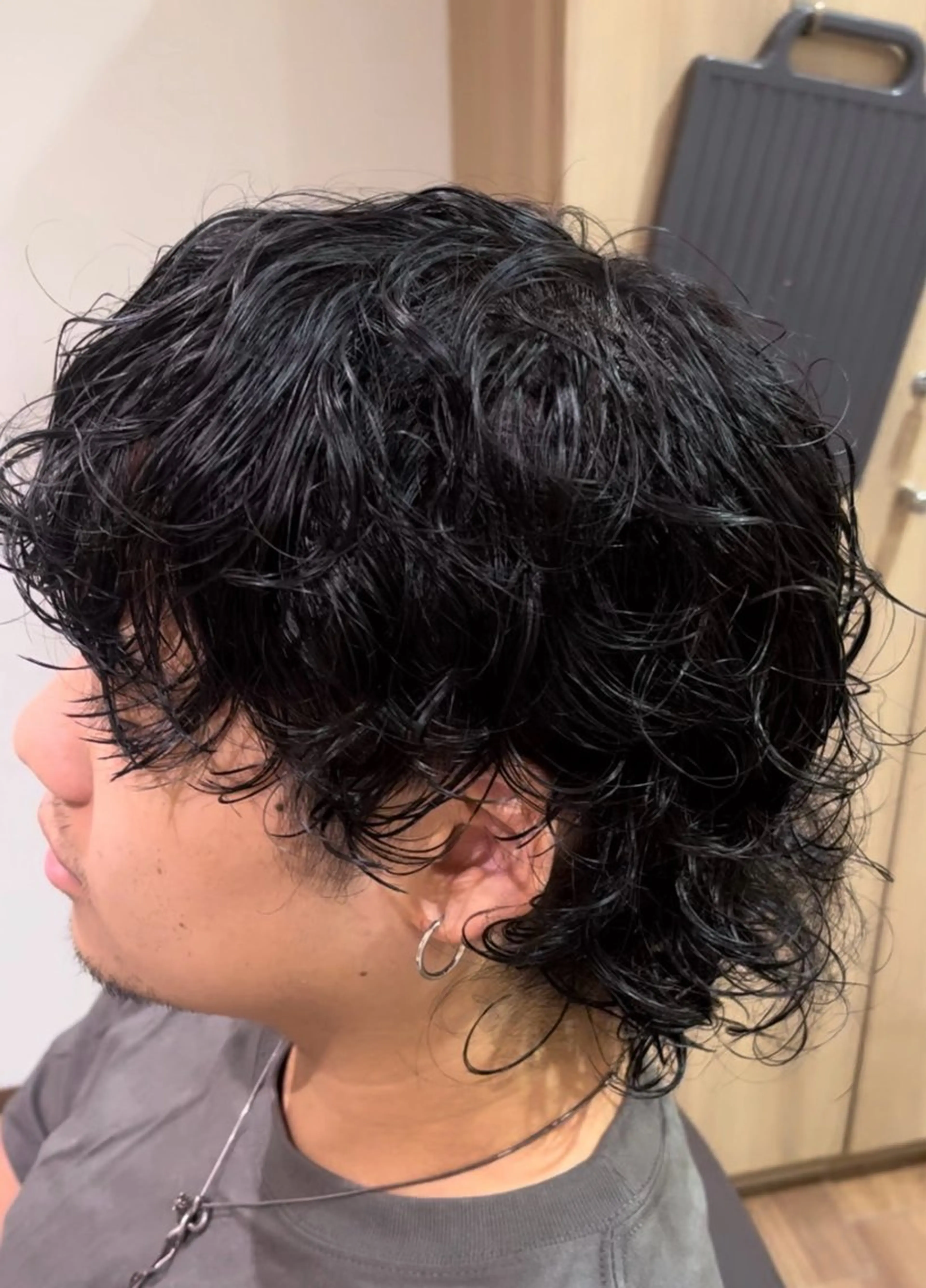ショート パーマ メンズ 久保田 あやねのヘアスタイル