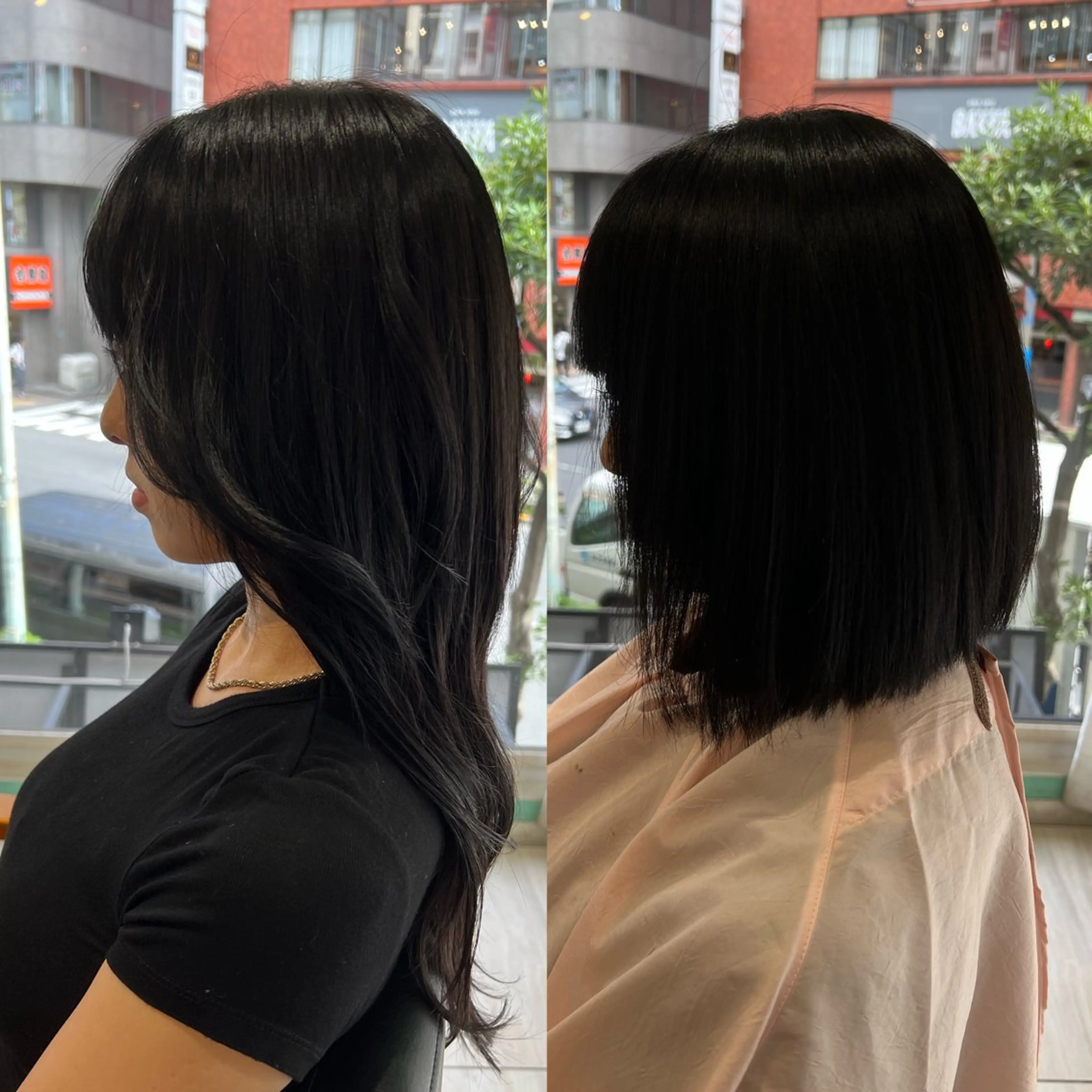 ロング カラー カット ヘアカラー エクステ ブリーチしない暖色 カラー🥀杉 優菜のヘアスタイル