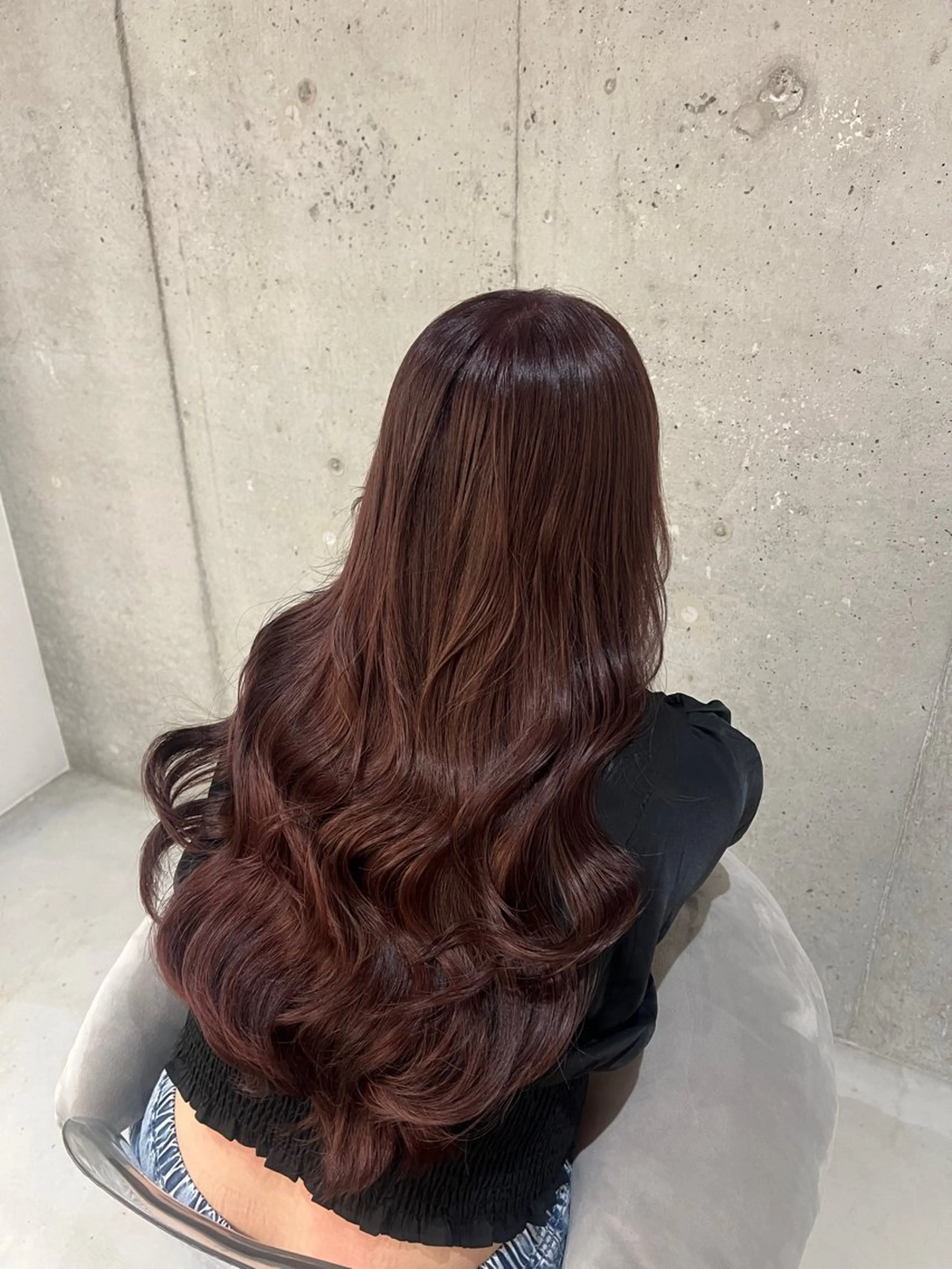 ロング カラー ブリーチ 透明感カラー ハイトーンカラー ブリーチなしカラー 髪質改善 頓所 大昂のヘアスタイル