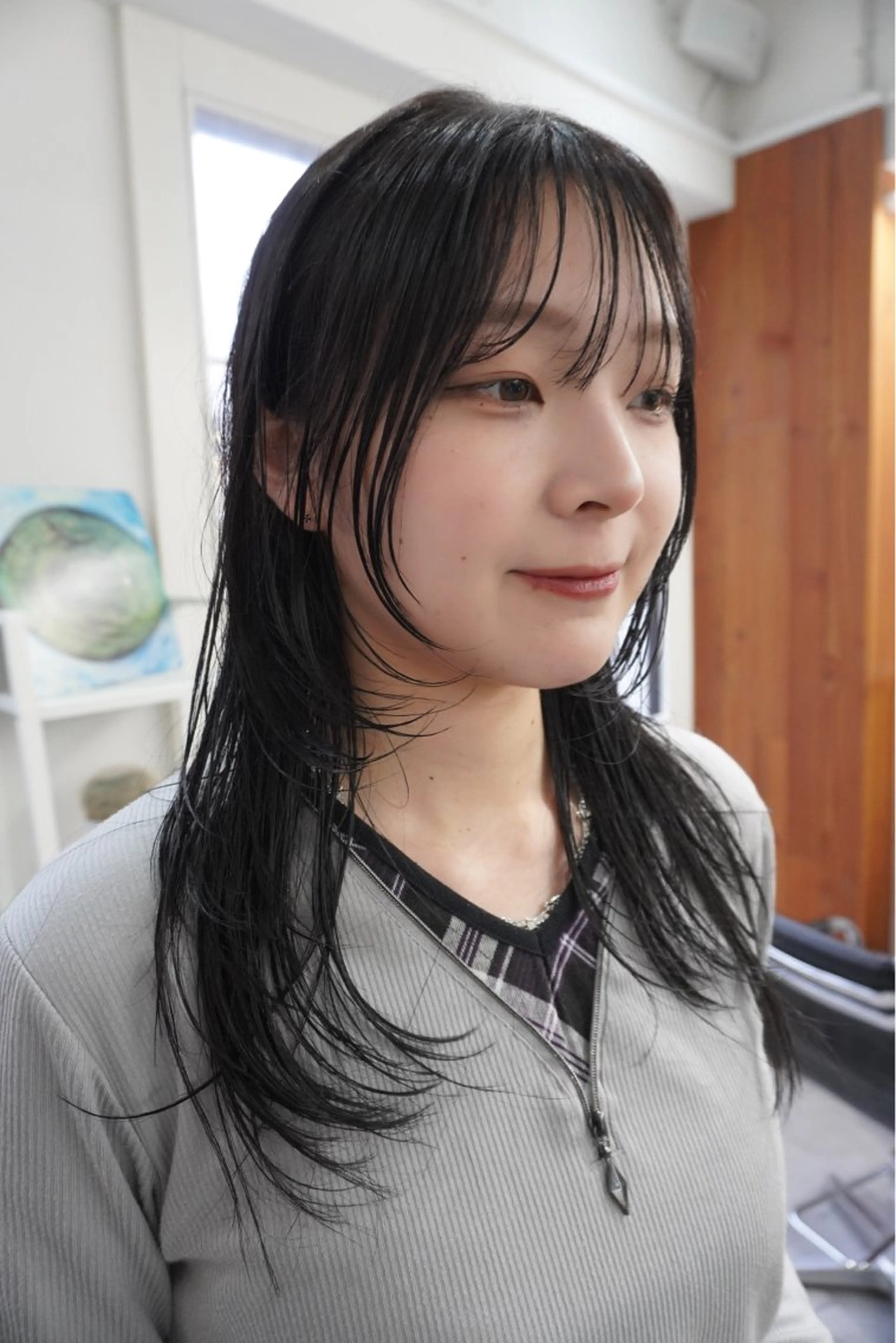 セミロング カラー レイヤーカット カット ヘアカラー トリートメント レイヤー／似合わせ TAKUYAのヘアスタイル