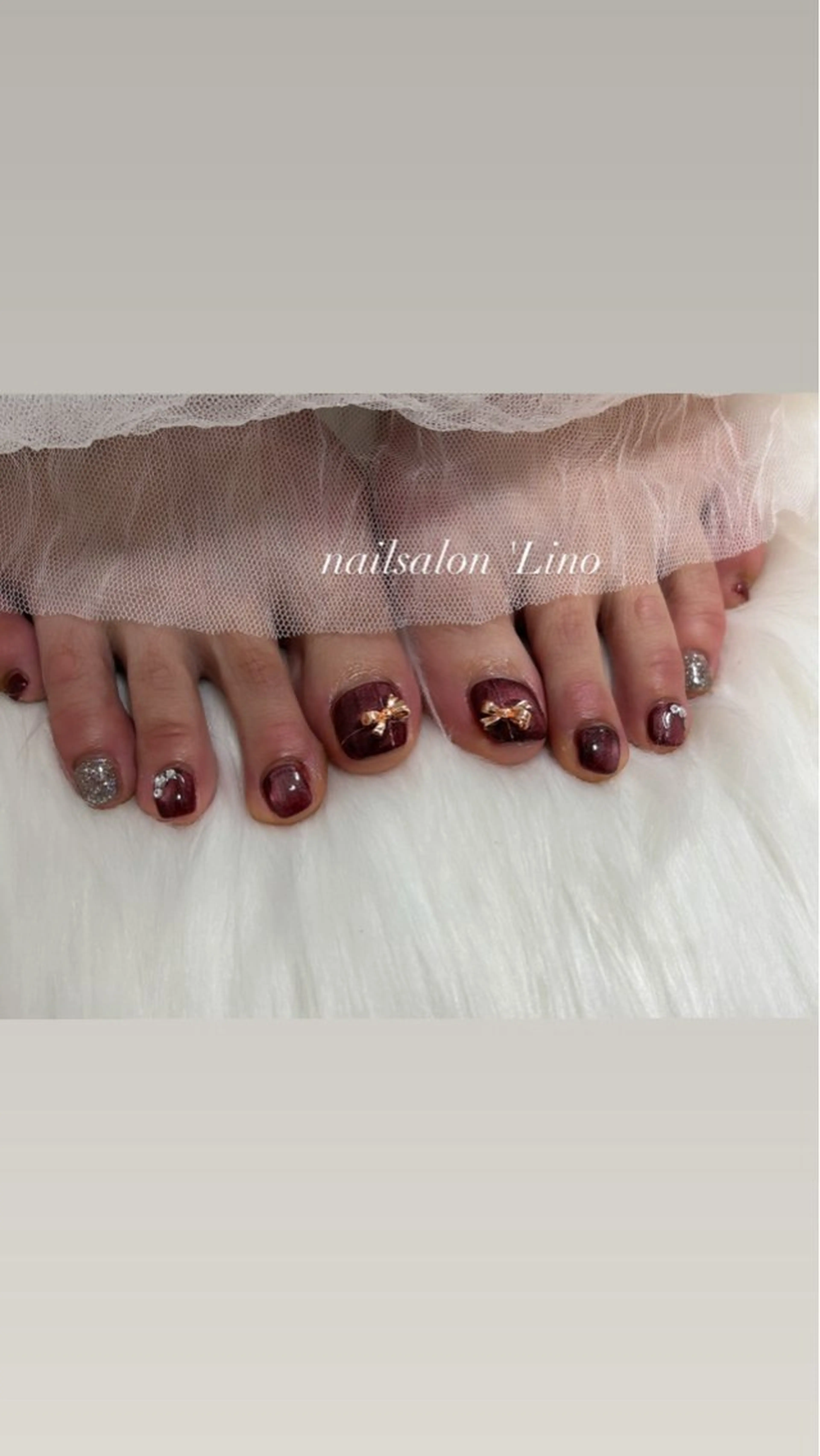 ネイル フットネイル Lino𓂃⟡.· Chizuruのネイルデザイン