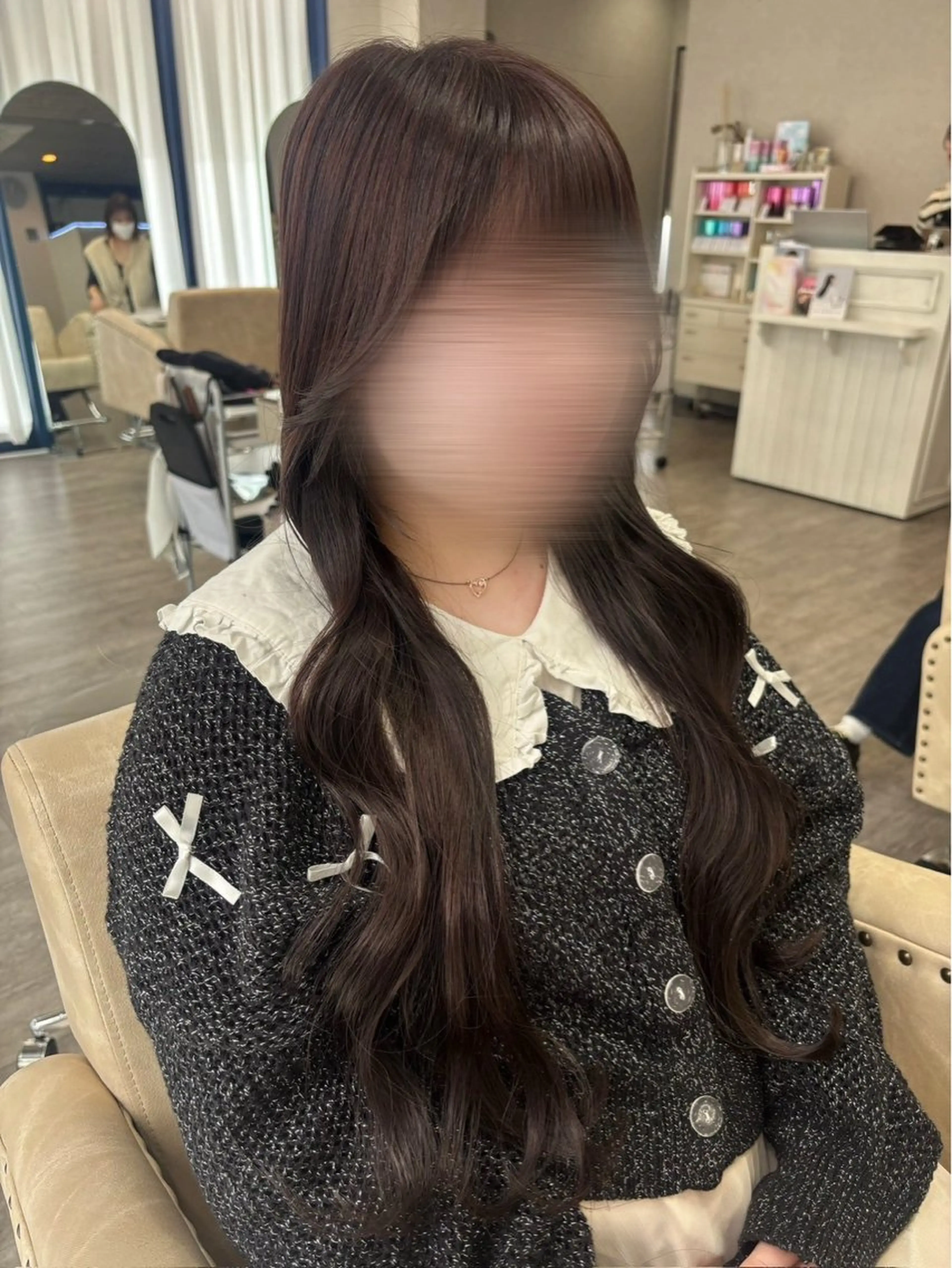 ロング カラー Soa所属・韓国風カラー✄ カズホのヘアスタイル