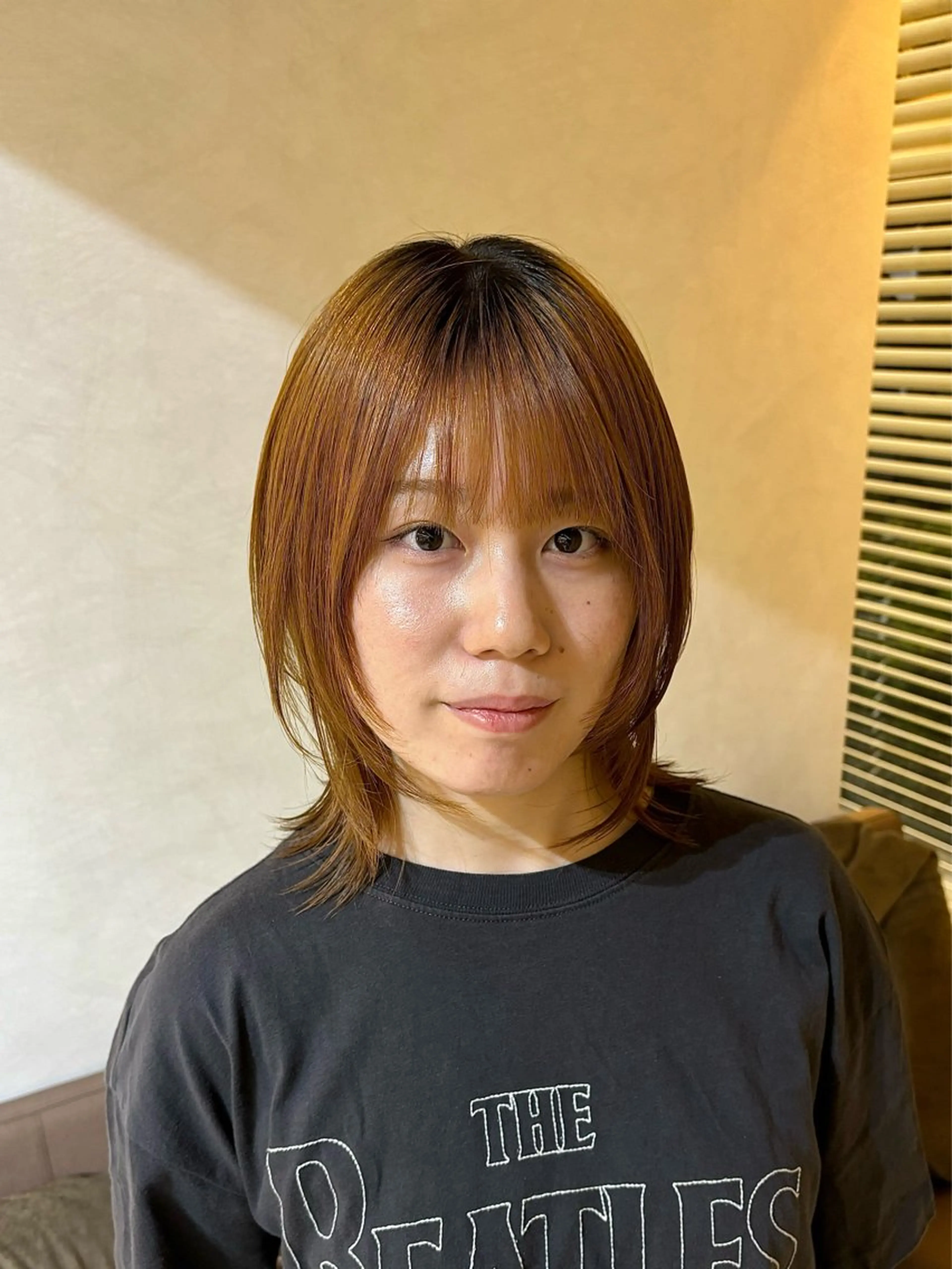 ミディアム ハッシュカット 韓国風ヘア レイヤーカット ウルフカット Iris by artina 武蔵小杉店【イリス バイ アルティナ】所属・🎼レイヤー/顔周り カット/nene♬のヘアスタイル