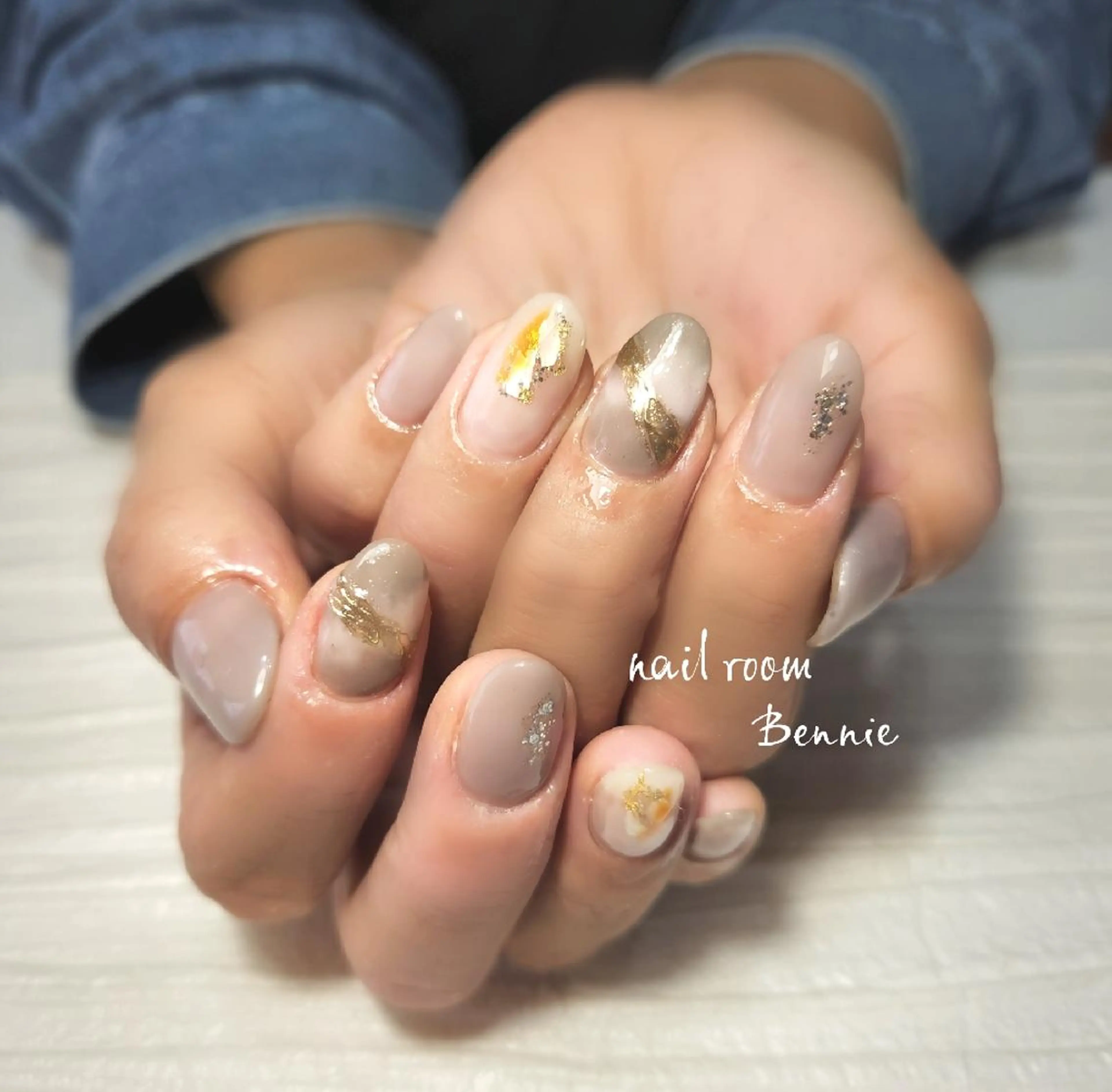 ネイル ニュアンスネイル パープル   BENNIEのネイルデザイン