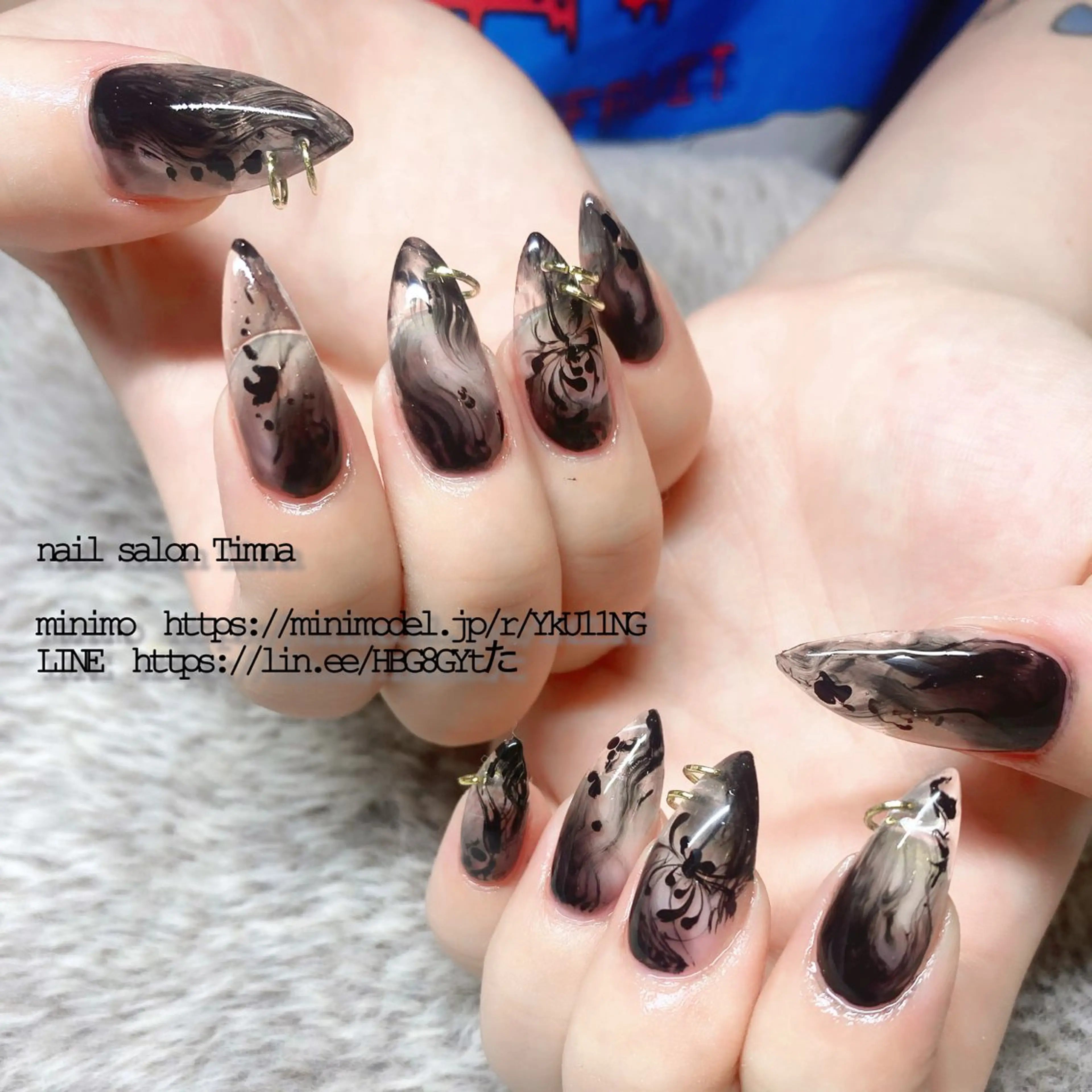 セミロング ハンドネイル NAILSALON 🍔Timna🍟のネイルデザイン